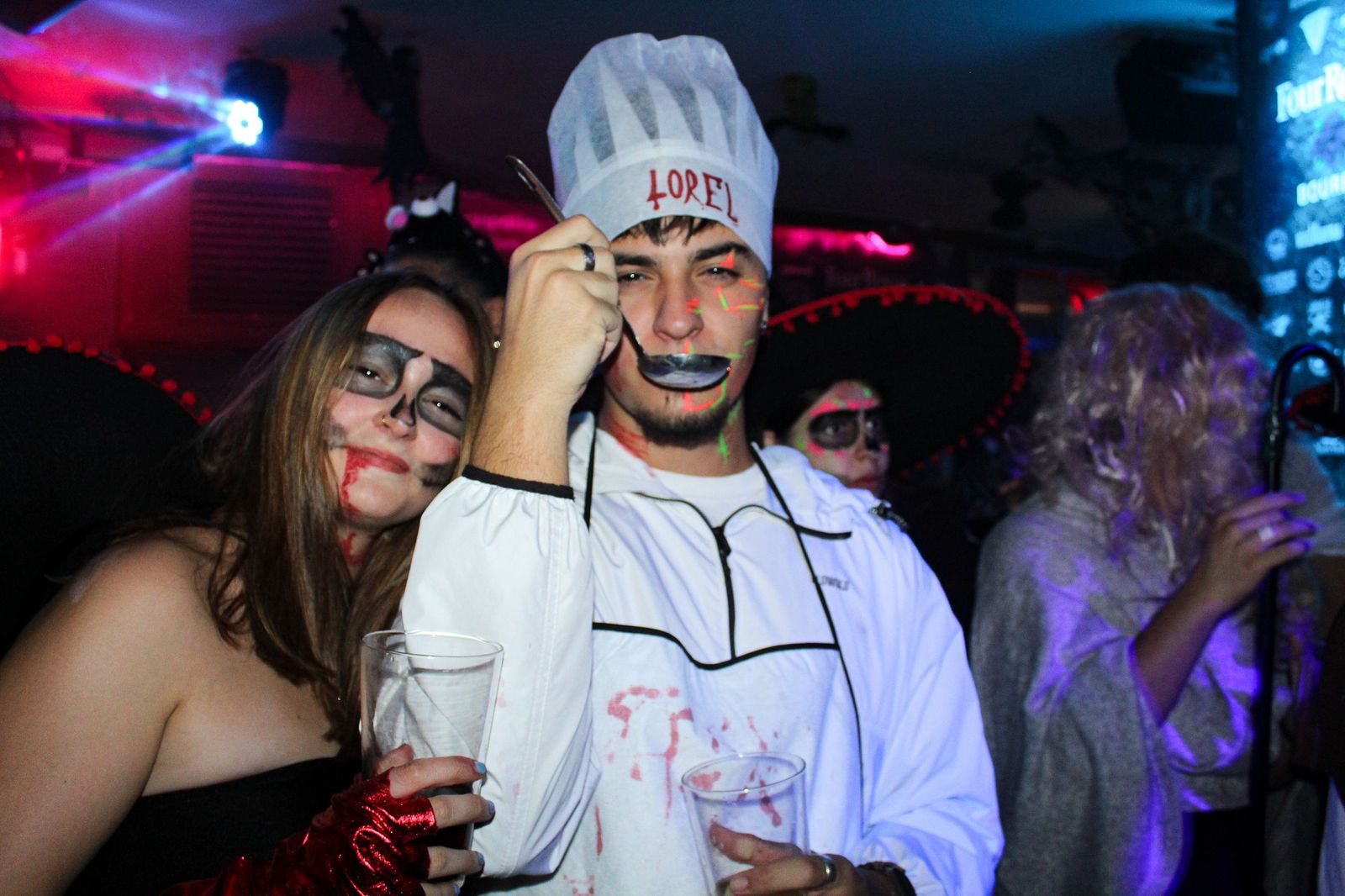 Salamanca de noche, viernes 31 de octubre