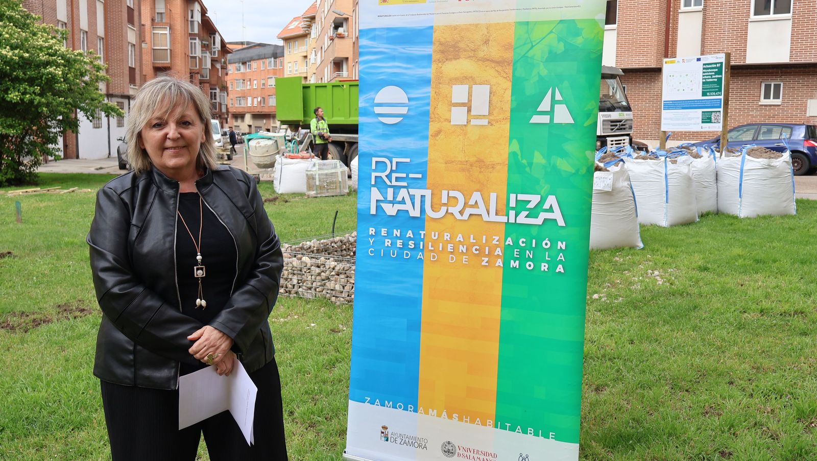 Arrancan las obras de los jardines de Valderrey: un pequeño pulmón verde en la capital