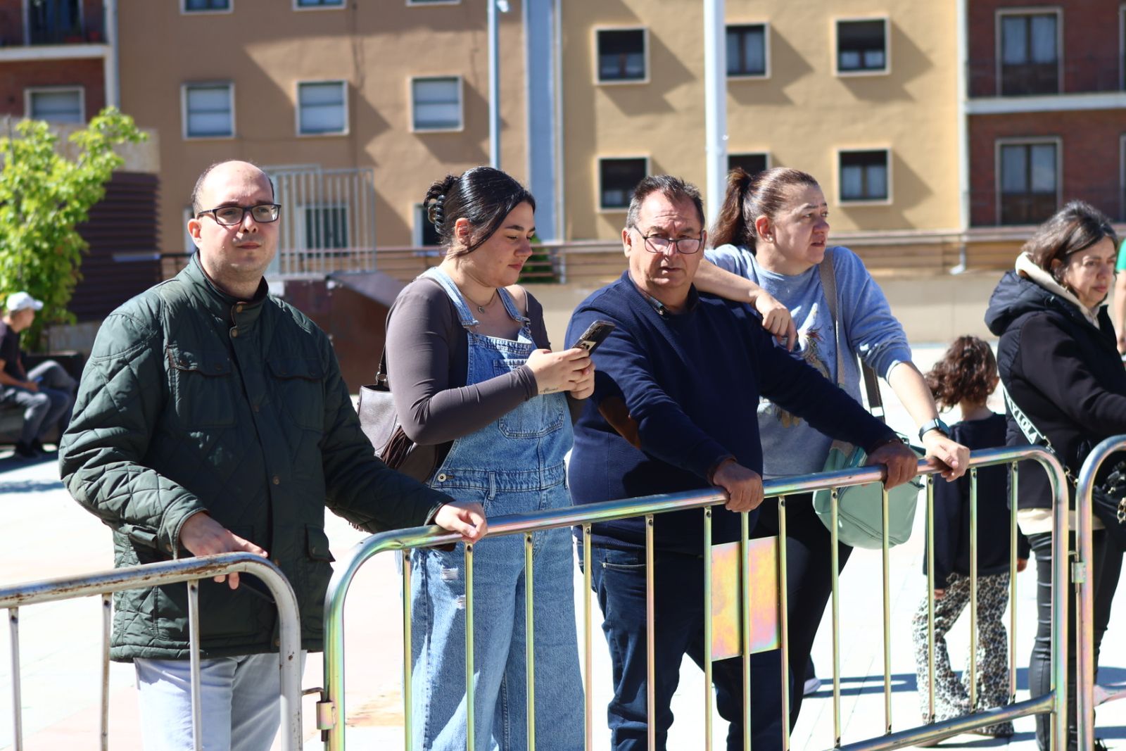 Simulacro de accidente de tráfico en la Plaza de La Concordia