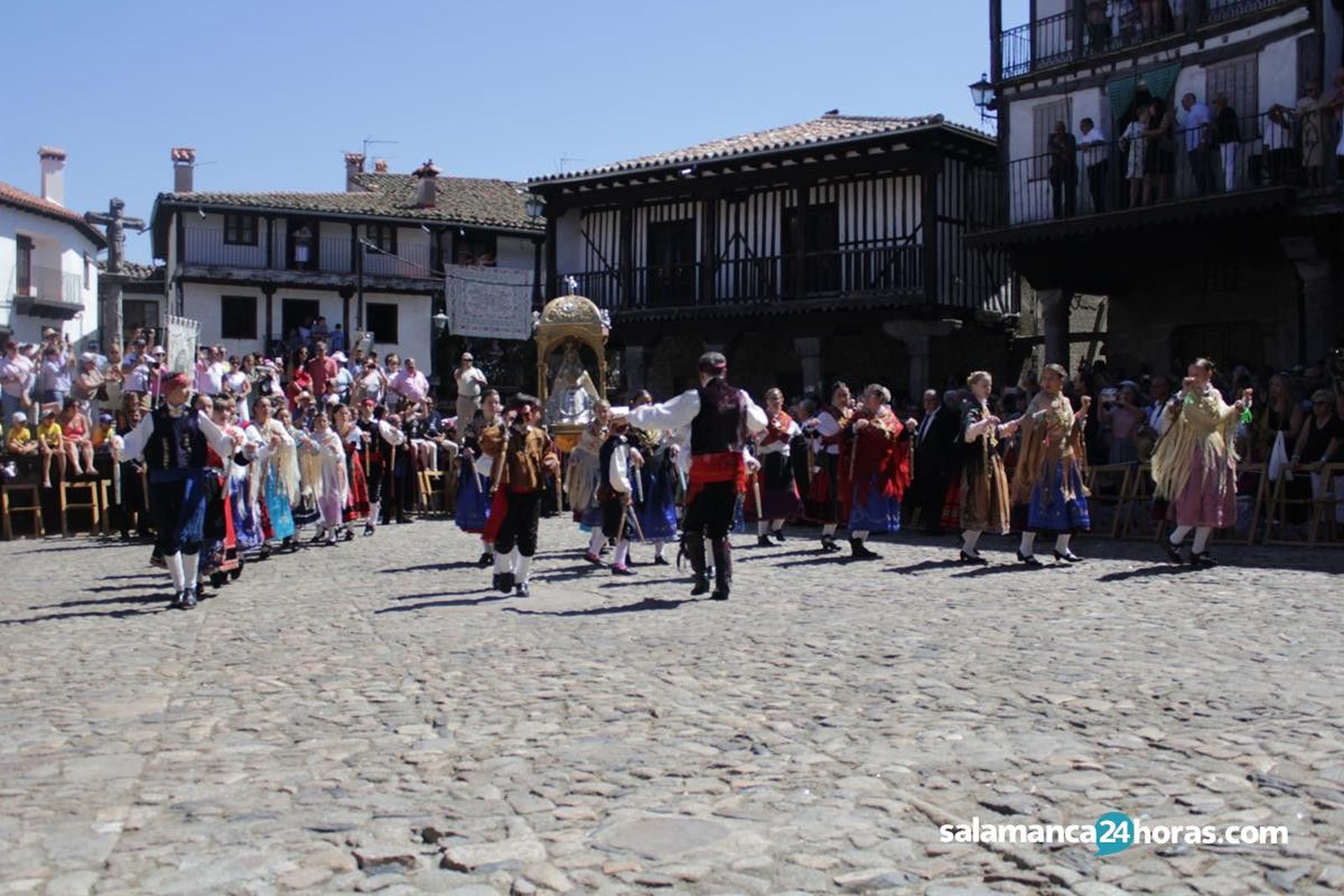 Ofertorio de La Alberca. Foto de archivo previa a la pandemia