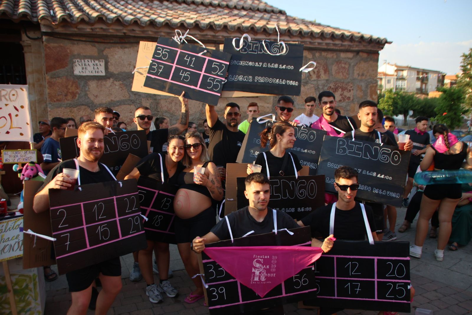 Chupinazo en Carbajosa con batucad