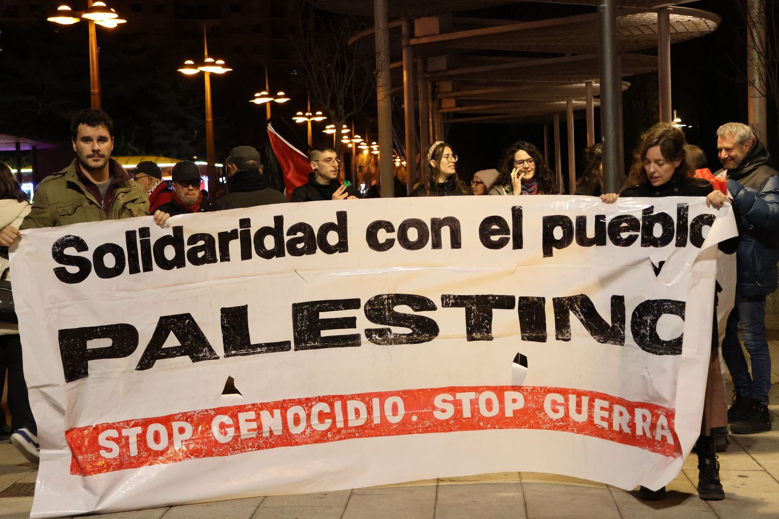 Concentración en Zamora en solidaridad con el pueblo palestino