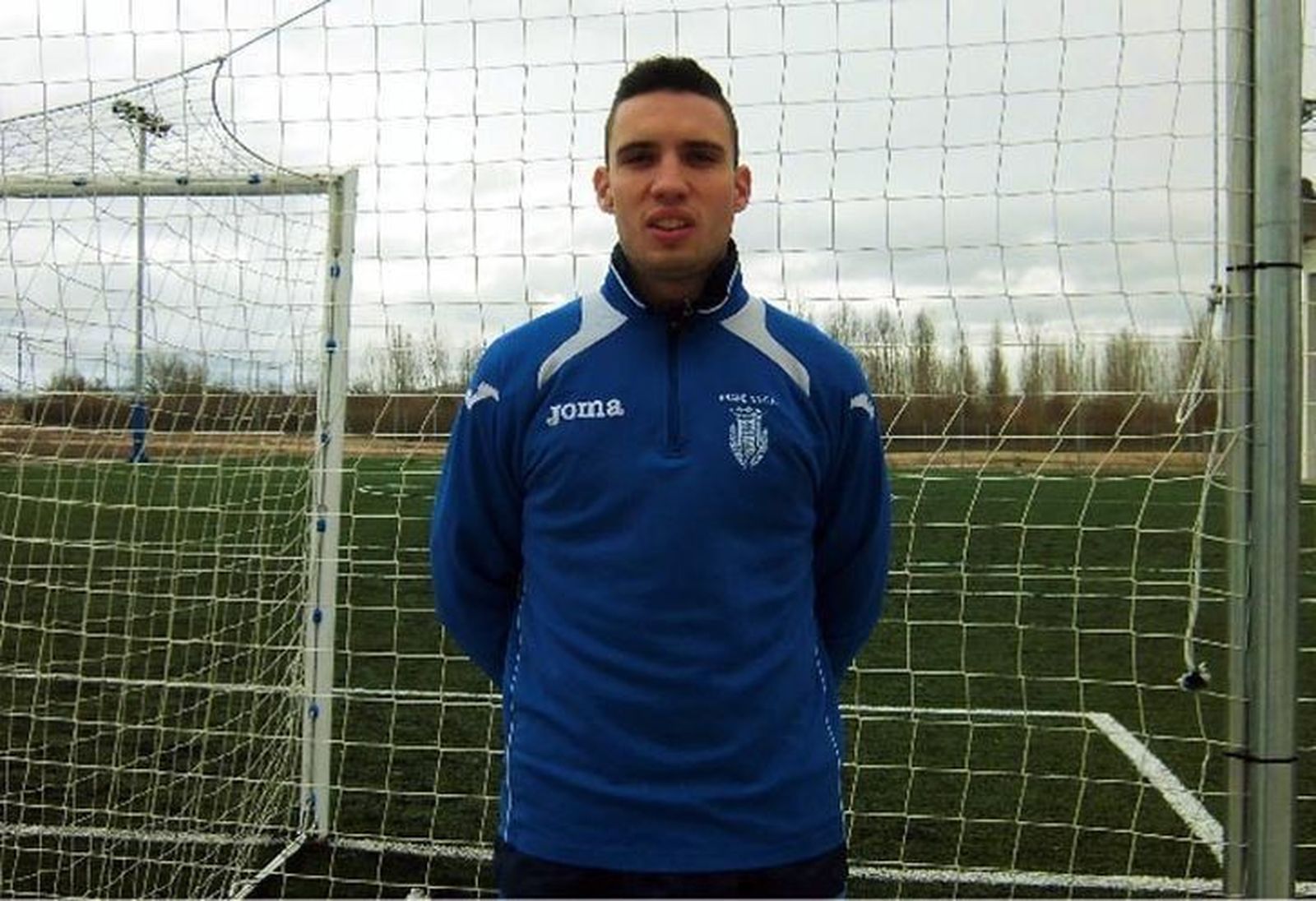 Juanjo de San Pedro llega a la portería del GCE Villaralbo