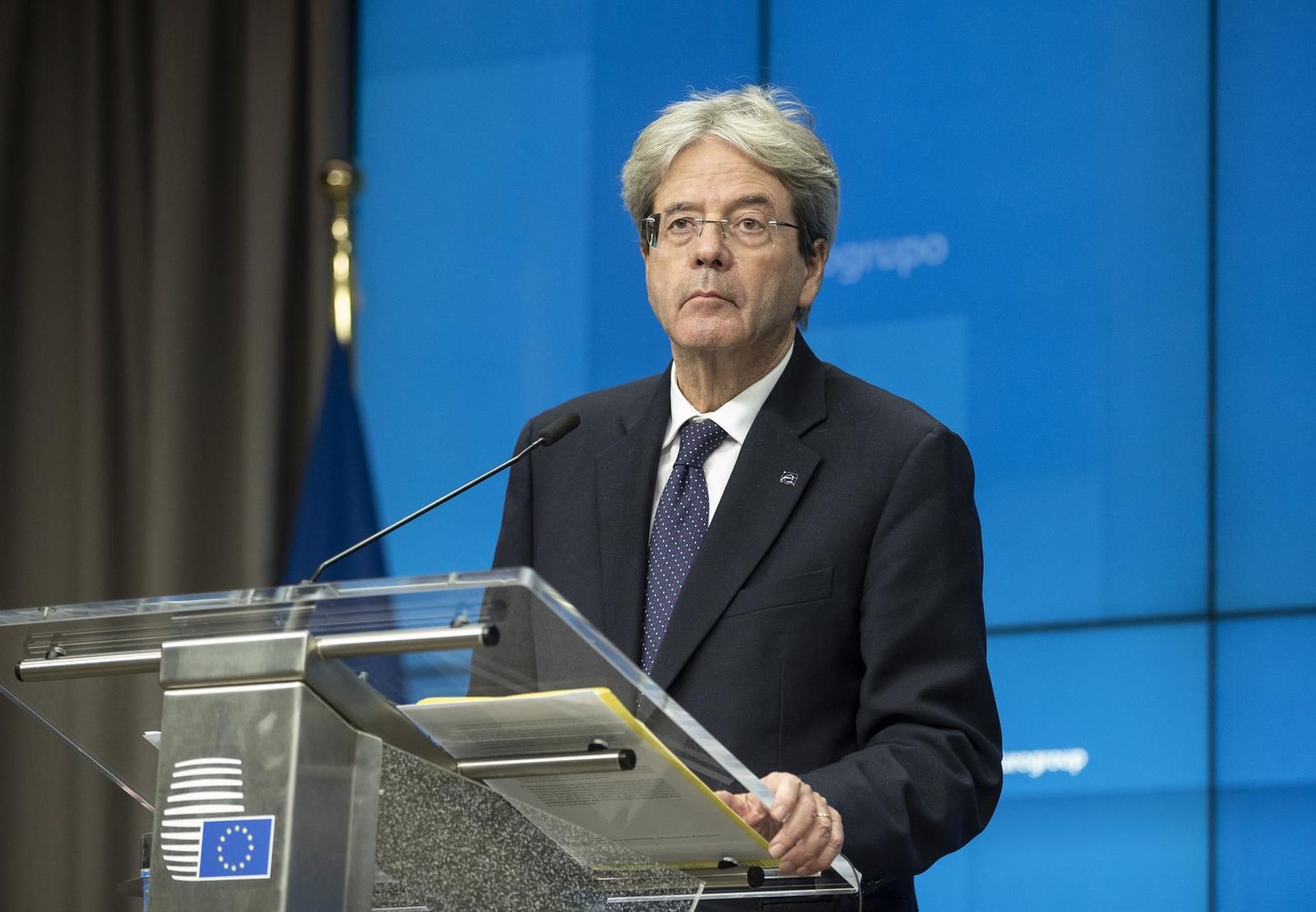 El comisario de Economía, Paolo Gentiloni. Foto: Europa Press