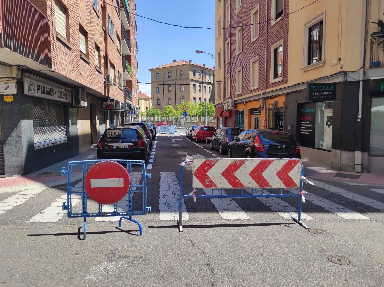 Un corte de tráfico