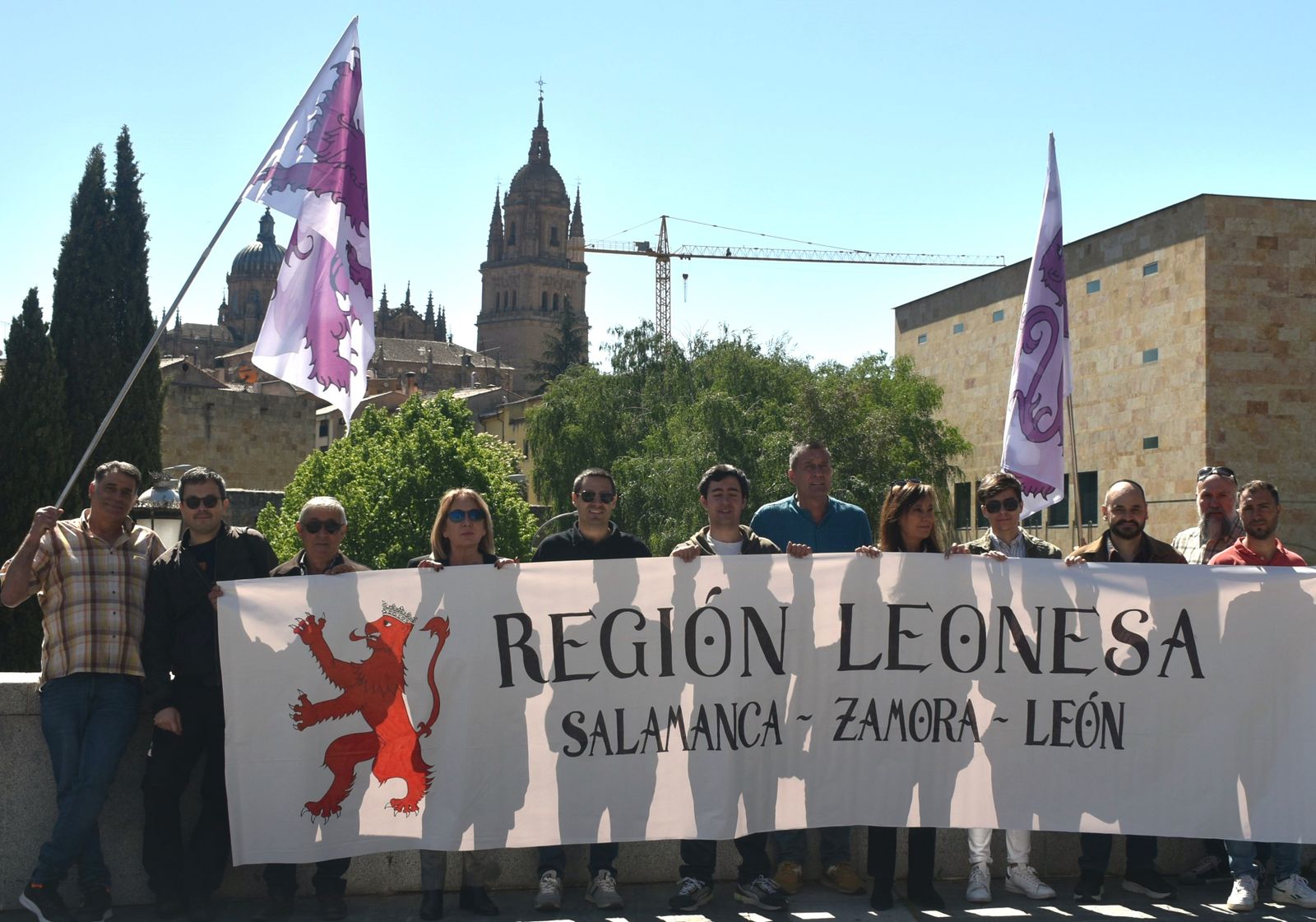 Acto reivindicativo realizado por UPL en Salamanca con motivo del 23 de abril (2)