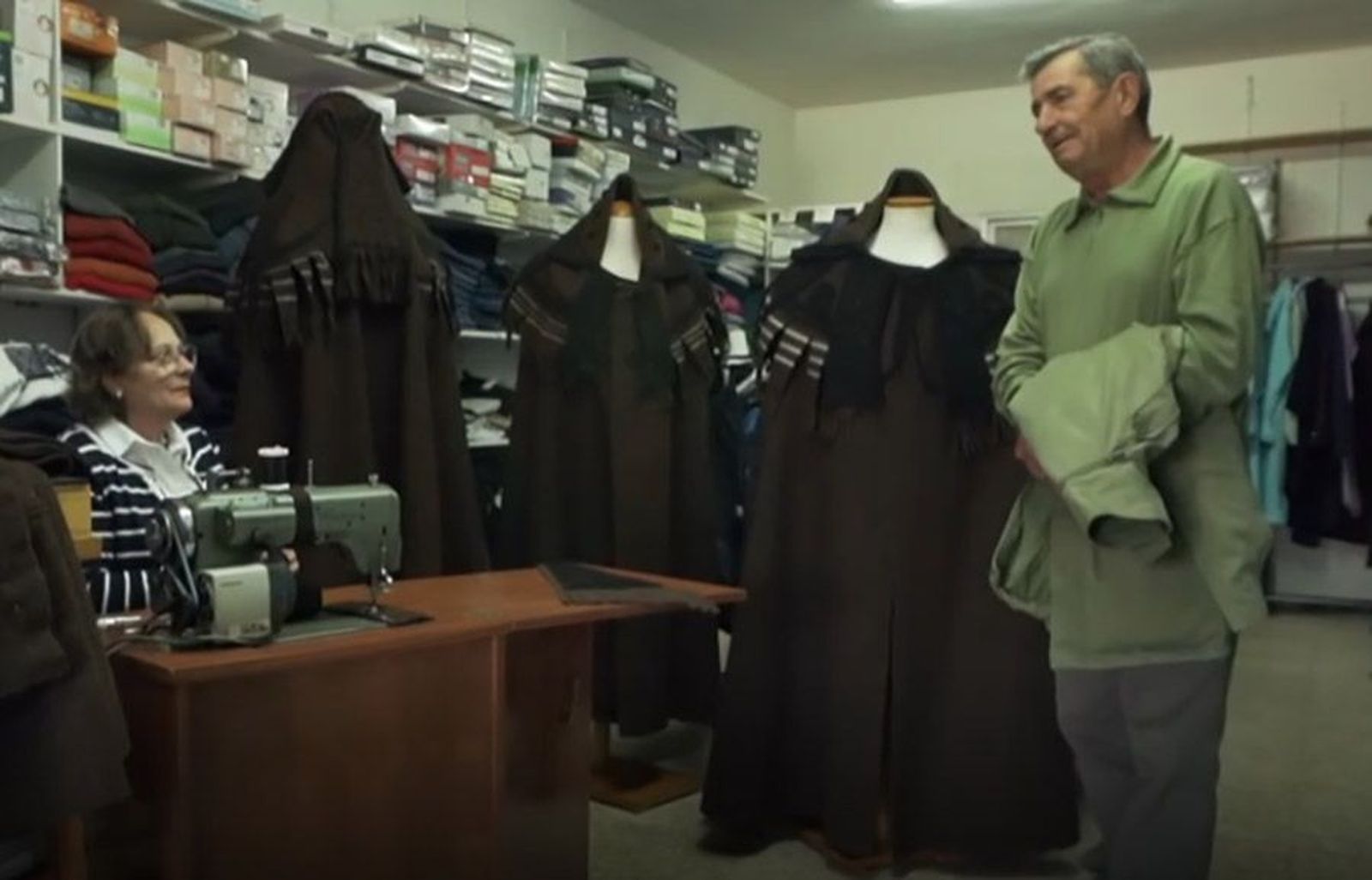 Instante del reportaje de Tábara