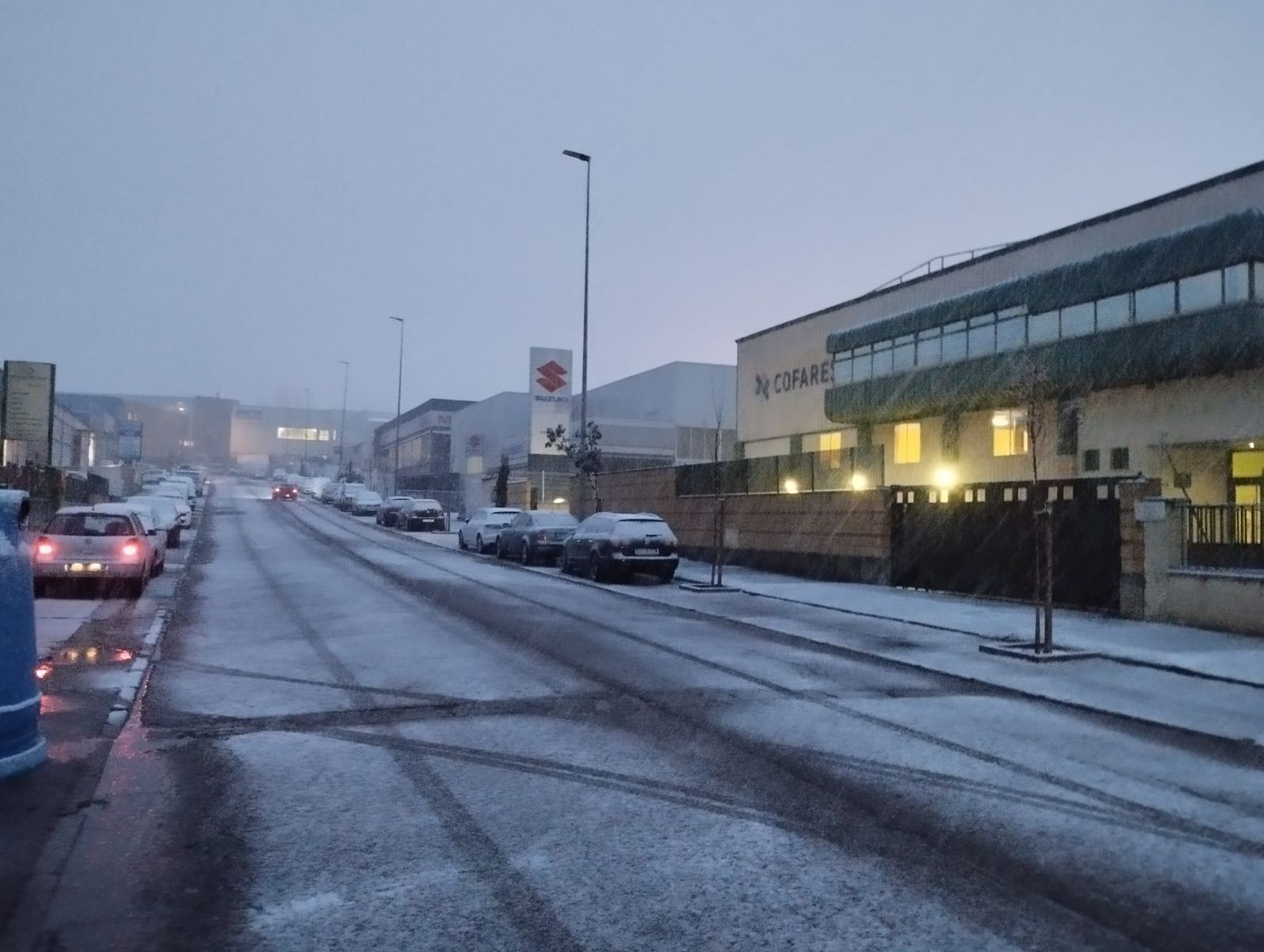 Nieve en Zamora capital este miércoles