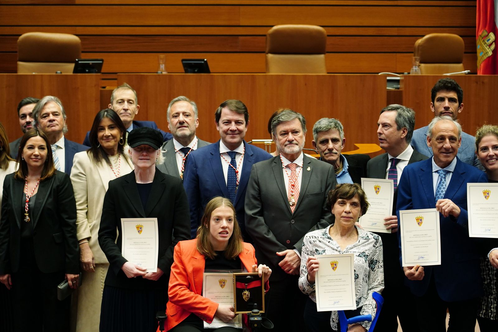Rubén Cacho / ICAL. Acto institucional del 41 aniversario del Estatuto de Autonomía de Castilla y León y entrega de la Medalla de Oro de las Cortes de Castilla y León Rubén Cacho / ICAL. Acto institucional del 41 aniversario del Estatuto de Autonomía de Castilla y León y entrega de la Medalla de Oro de las Cortes de Castilla y León