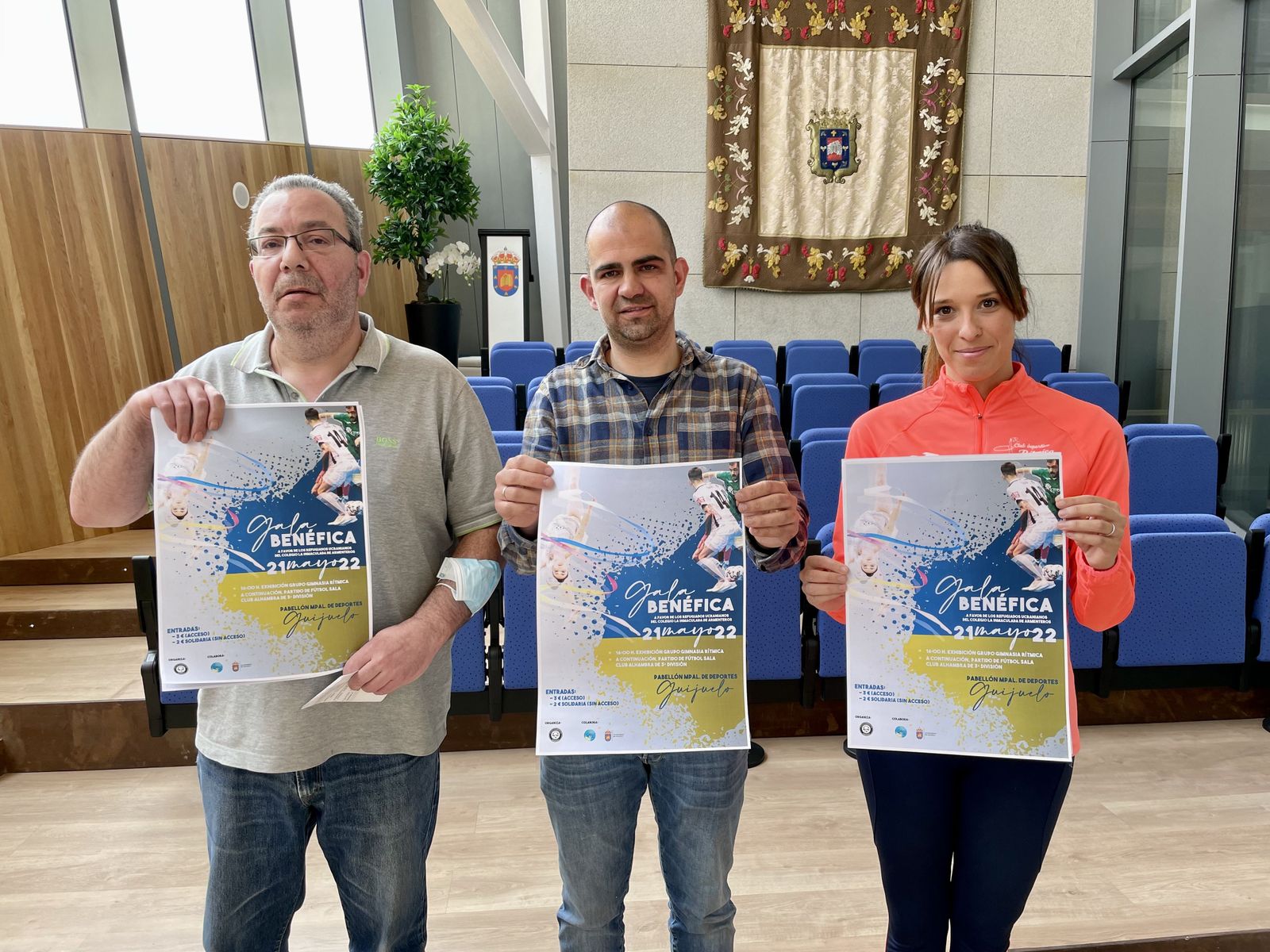 Presentación gala benéfica por Ucrania