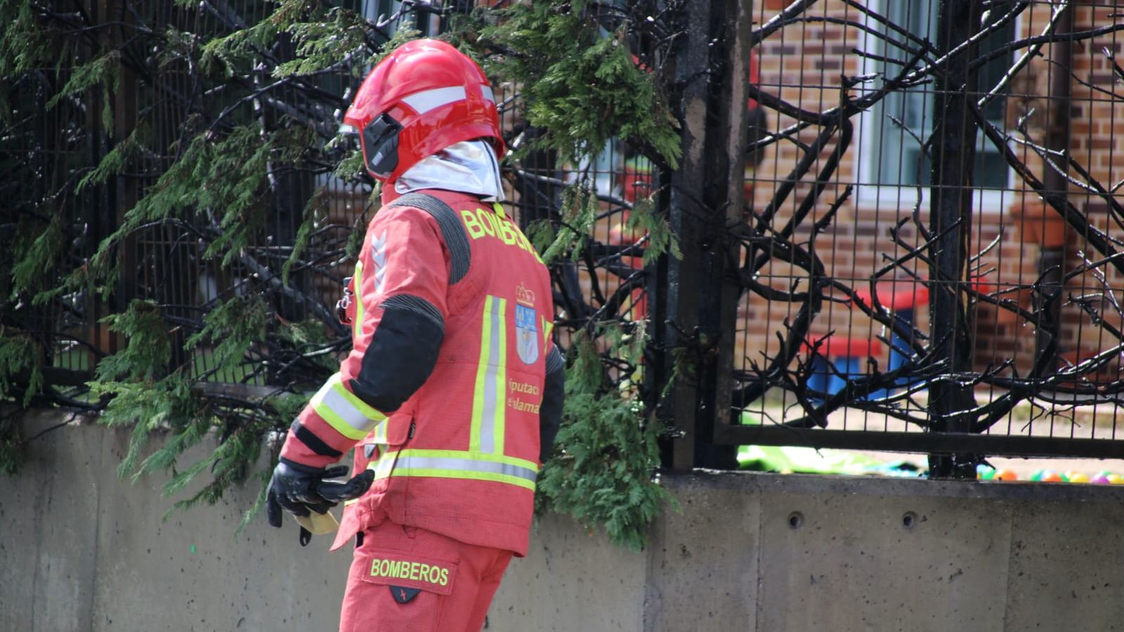 Incendio en una casa de Villamayor junto al Parque Científico