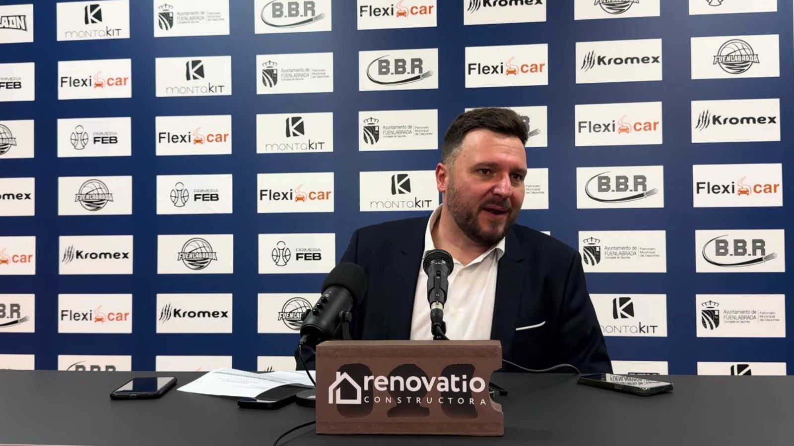 Toni Ten, entrenador del Fuenlabrada.