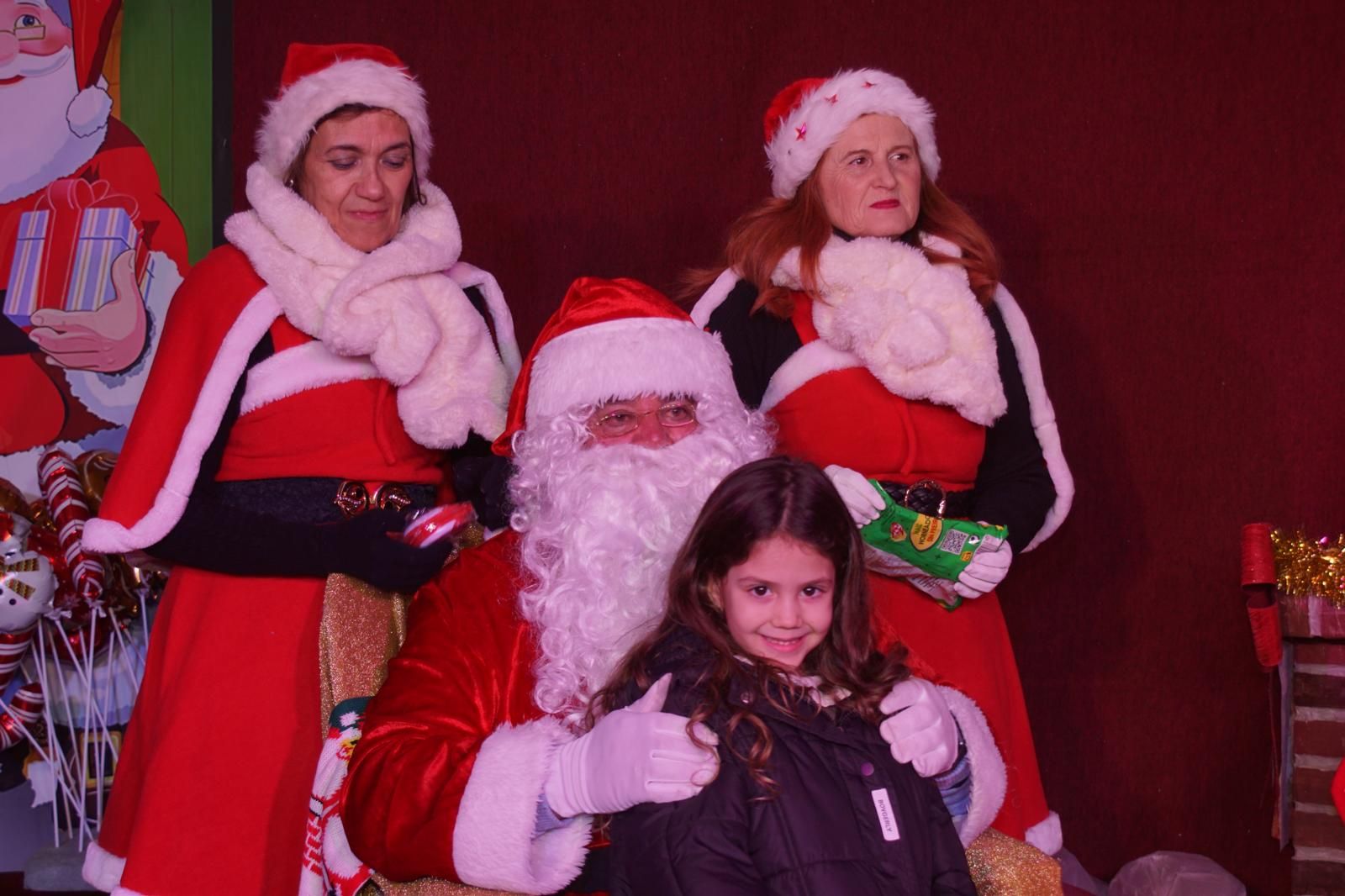 El Encinar recibe la visita de Papa Noel
