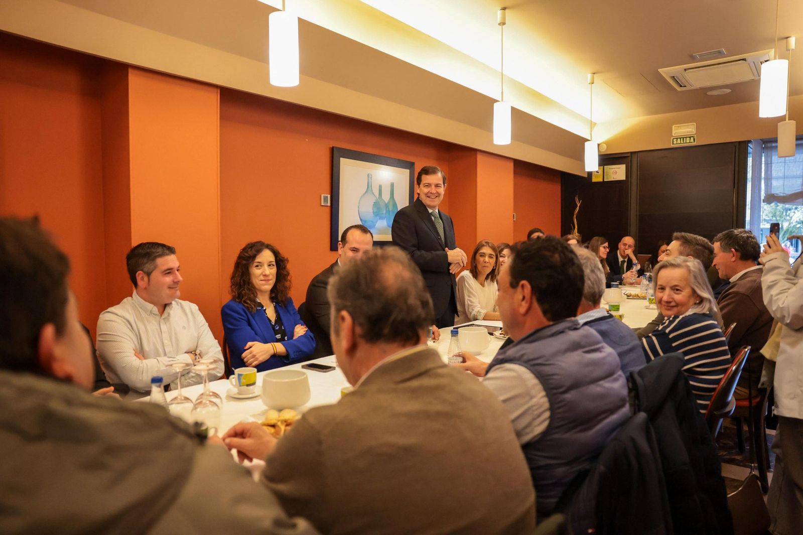 Alfonso Fernández Mañueco en Peñaranda de Bracamonte
