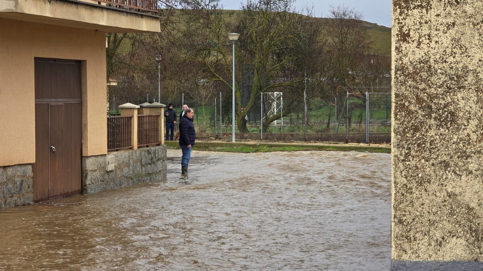 Inundación en Miranda de Azán