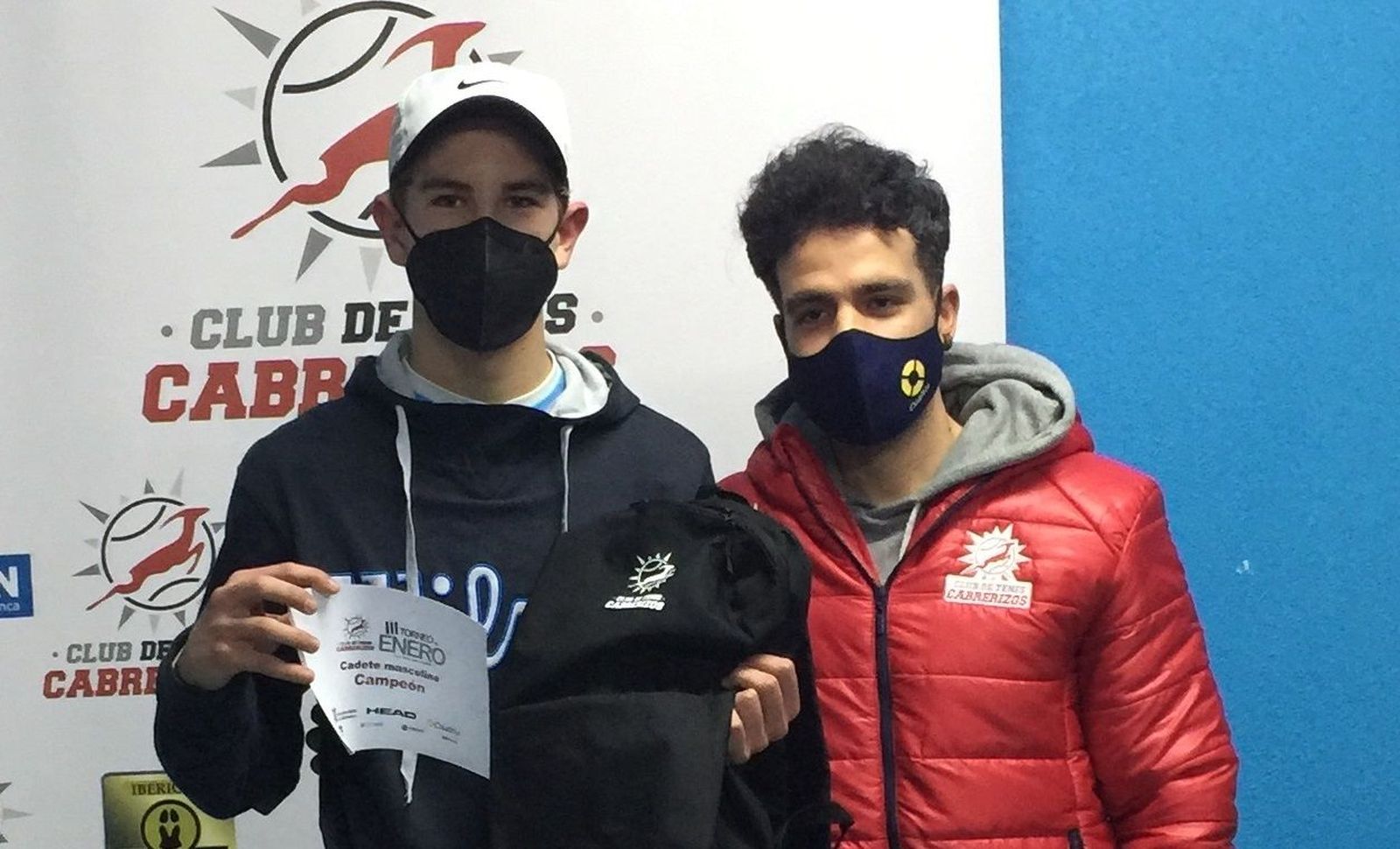 Imagen de los ganadores en categoría cadete.