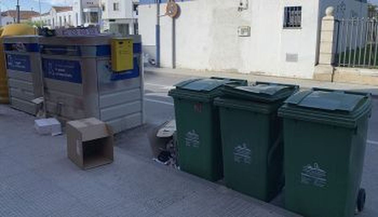 contenedores. Foto de archivo