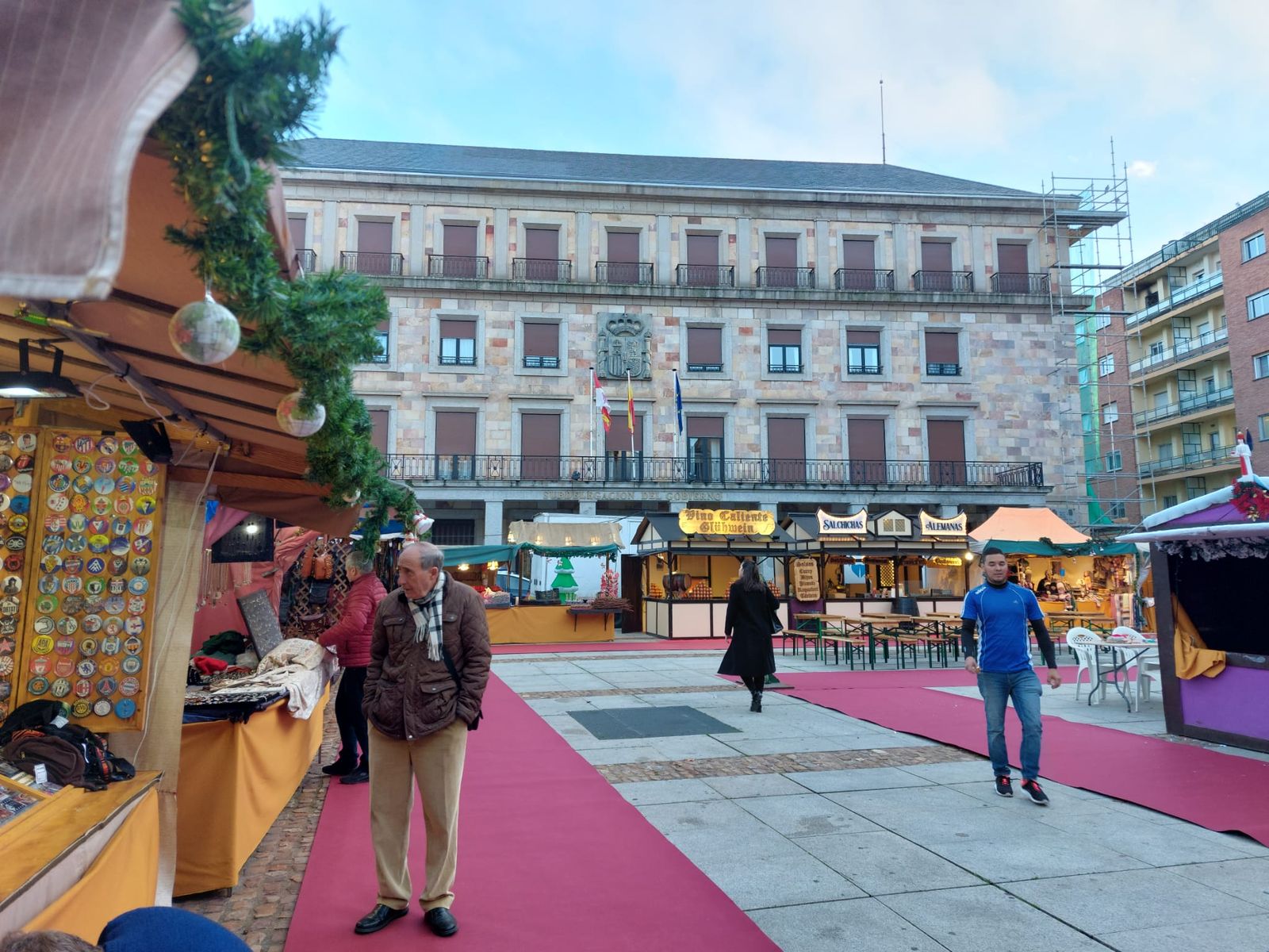 Mercado navideño en Zamora. Archivo.