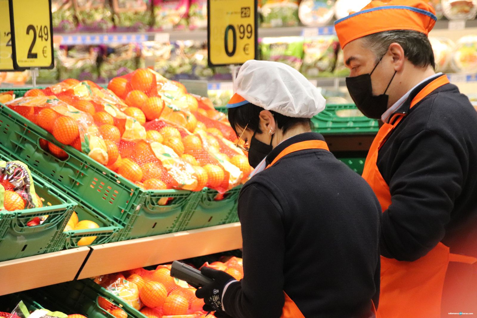 Imagen de archivo de un supermercado