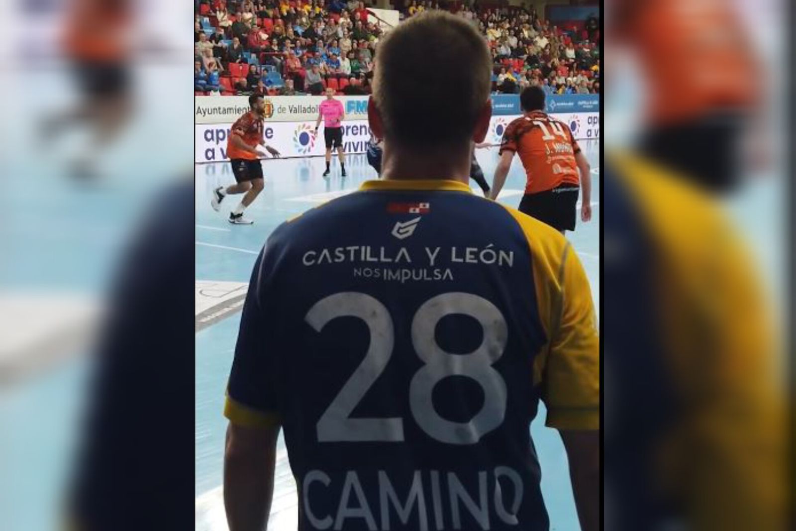 Un instante del vídeo de despedida del jugador Miguel Camino