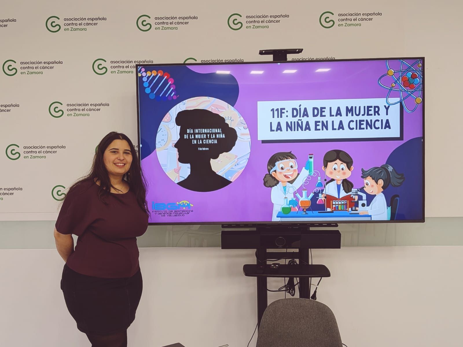 Carolina González de Castro, investigadora becada por la Asociación