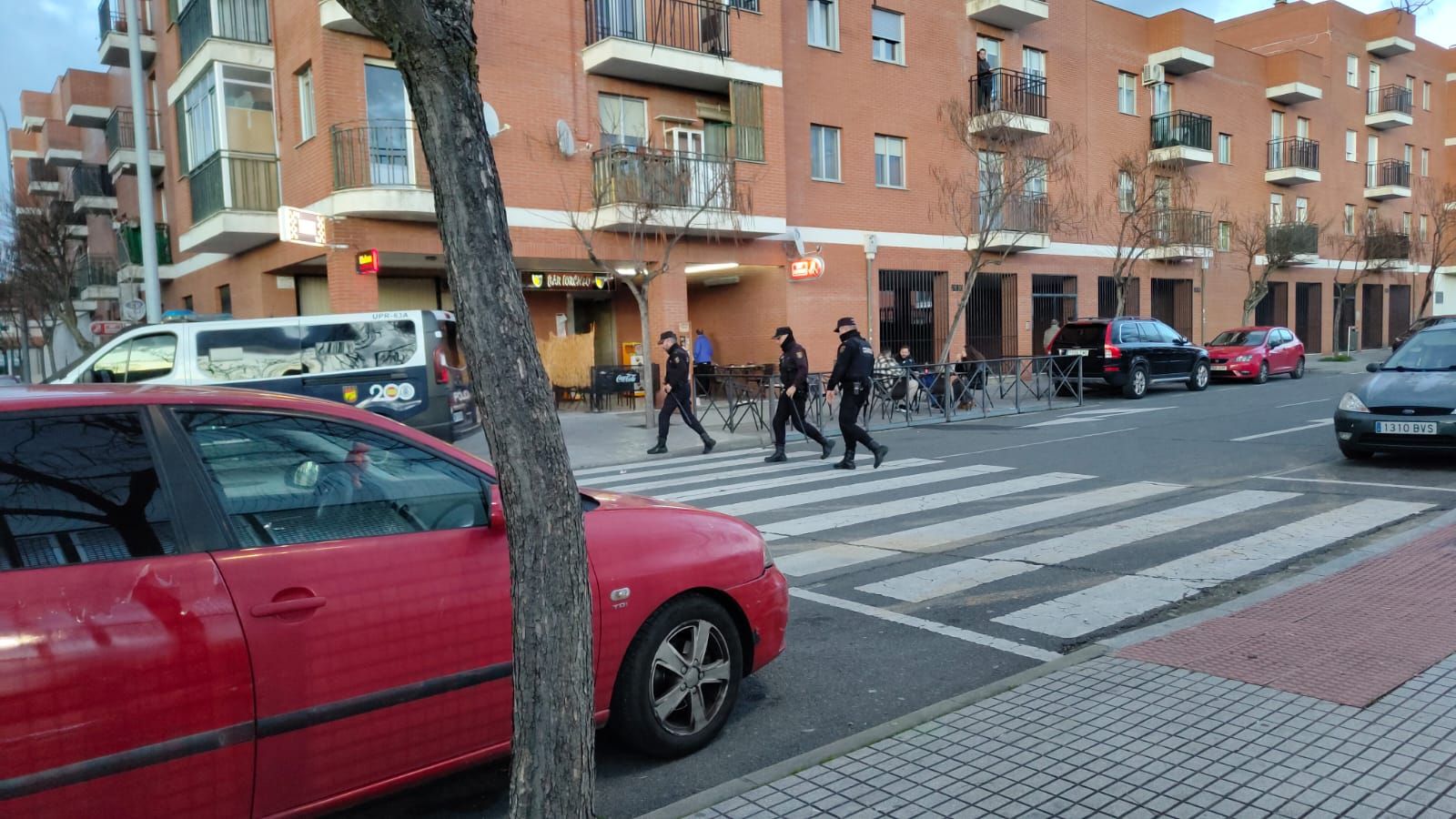 Tres miembros de la Policía Nacional en Chamberí