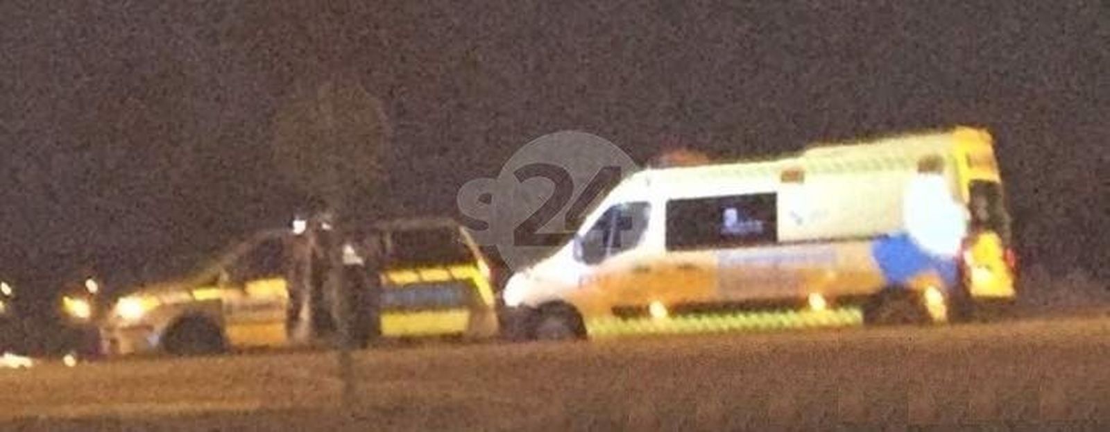 Tres heridos, entre ellos una niña de dos años, al chocar contra un jabalí en Narros de Matalayegua