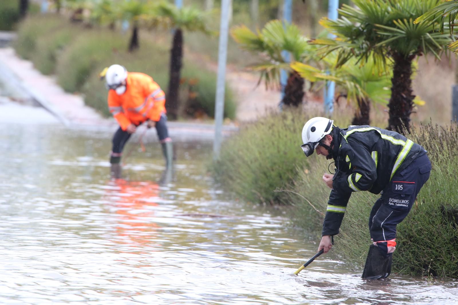 Inundaciones en la carretera Madrid