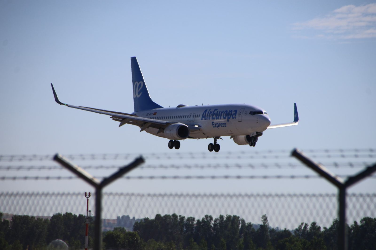 Avion de Air Europa en Matacán