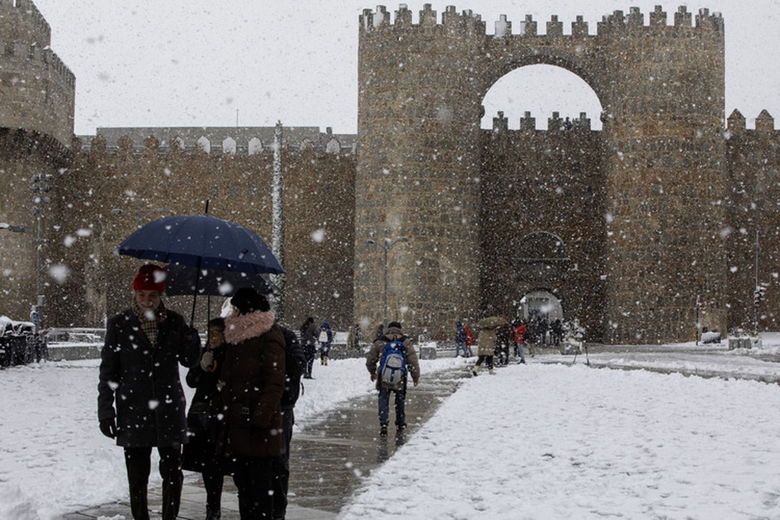 Nieve en Ávila