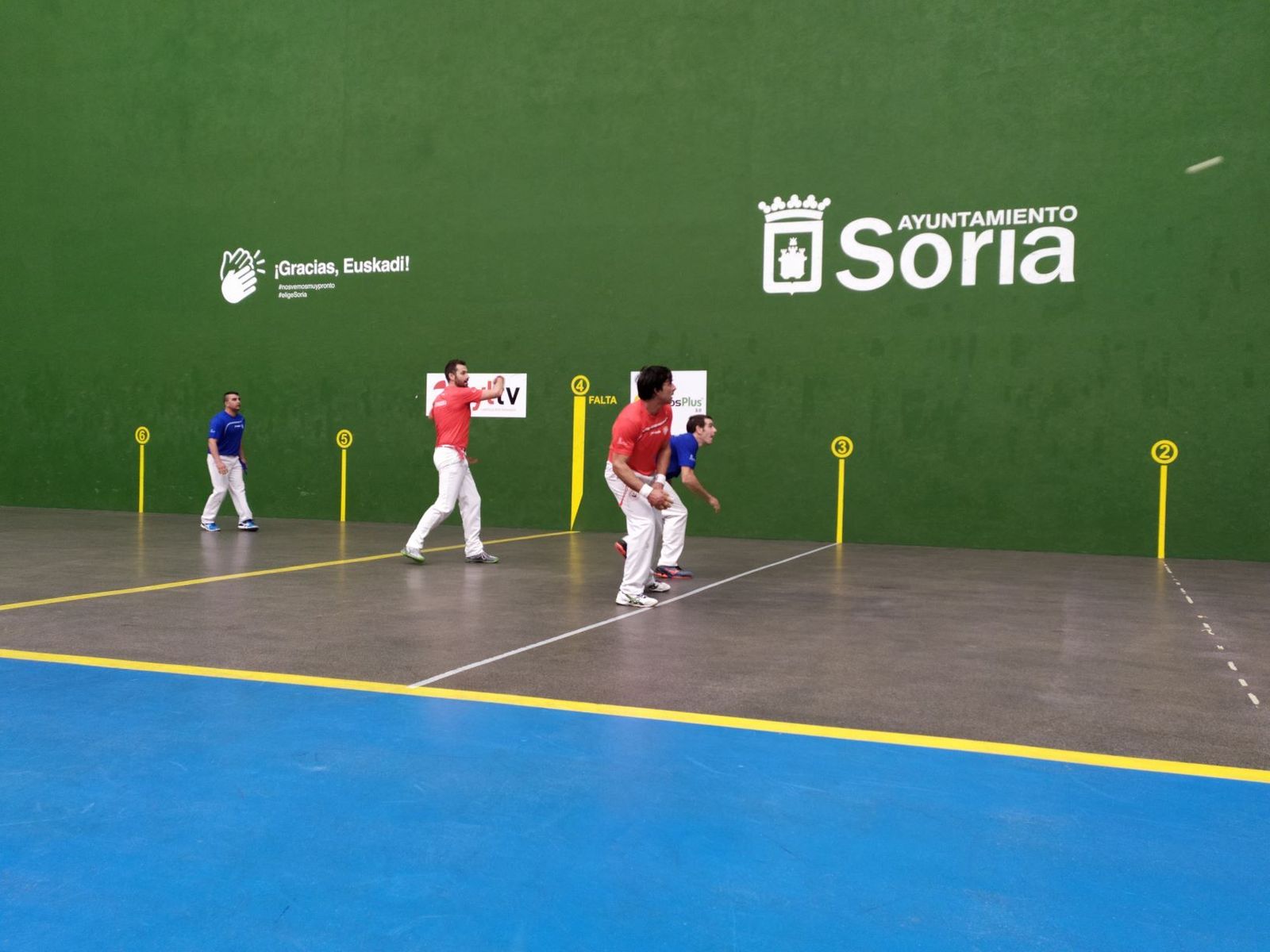 Imagen de uno de los partidos en Soria.