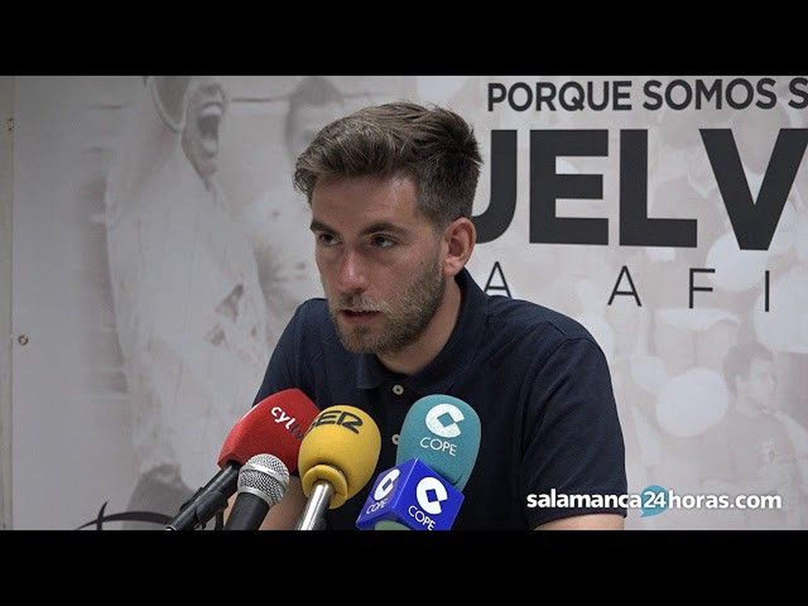 Rueda de prensa tras el CF Salmantino UDS - UD Multivera de playoff de ascenso a 2ªB