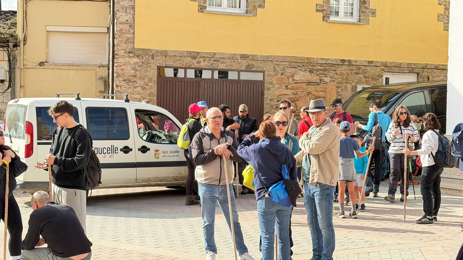 Éxito de participación en la marcha senderista de Saucelle con 250 inscritos
