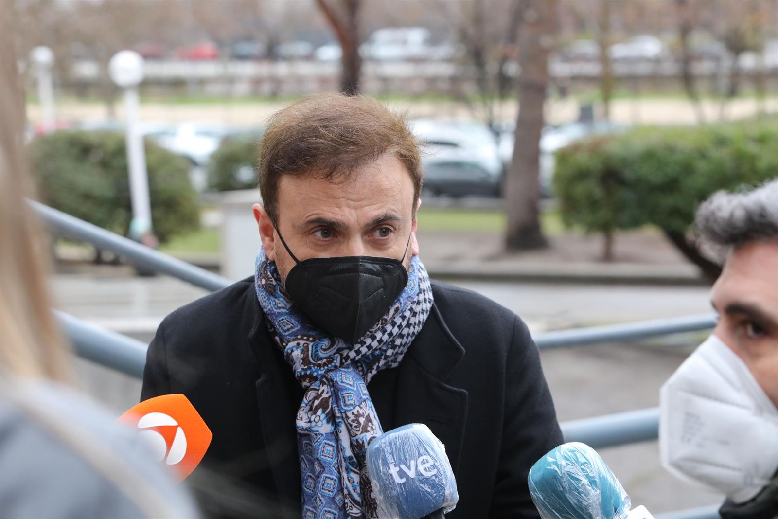 José Mota a la entrada del juicio contra Paco Sanz. Foto: EP