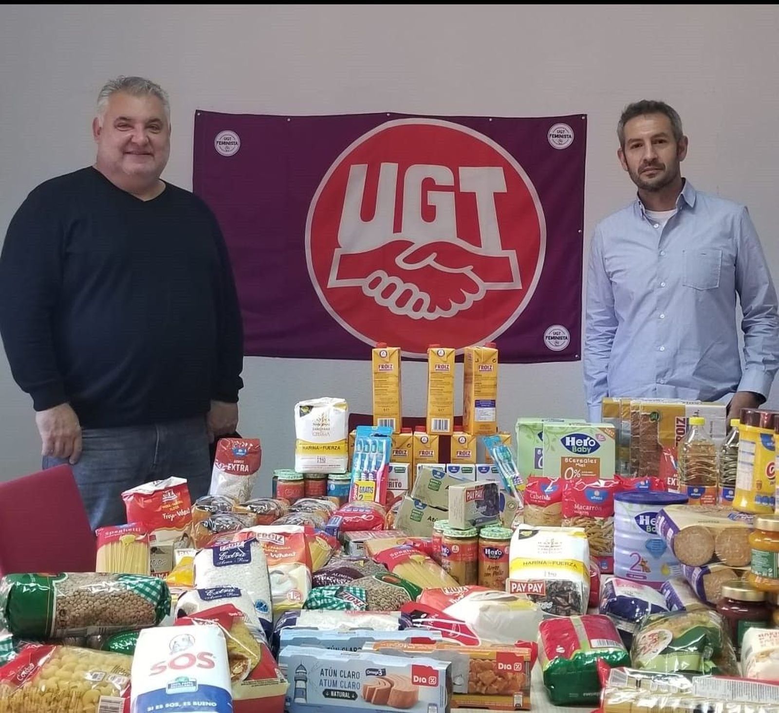 FOTO 2 DONACIÓN BANCO ALIMENTOS  ROJA