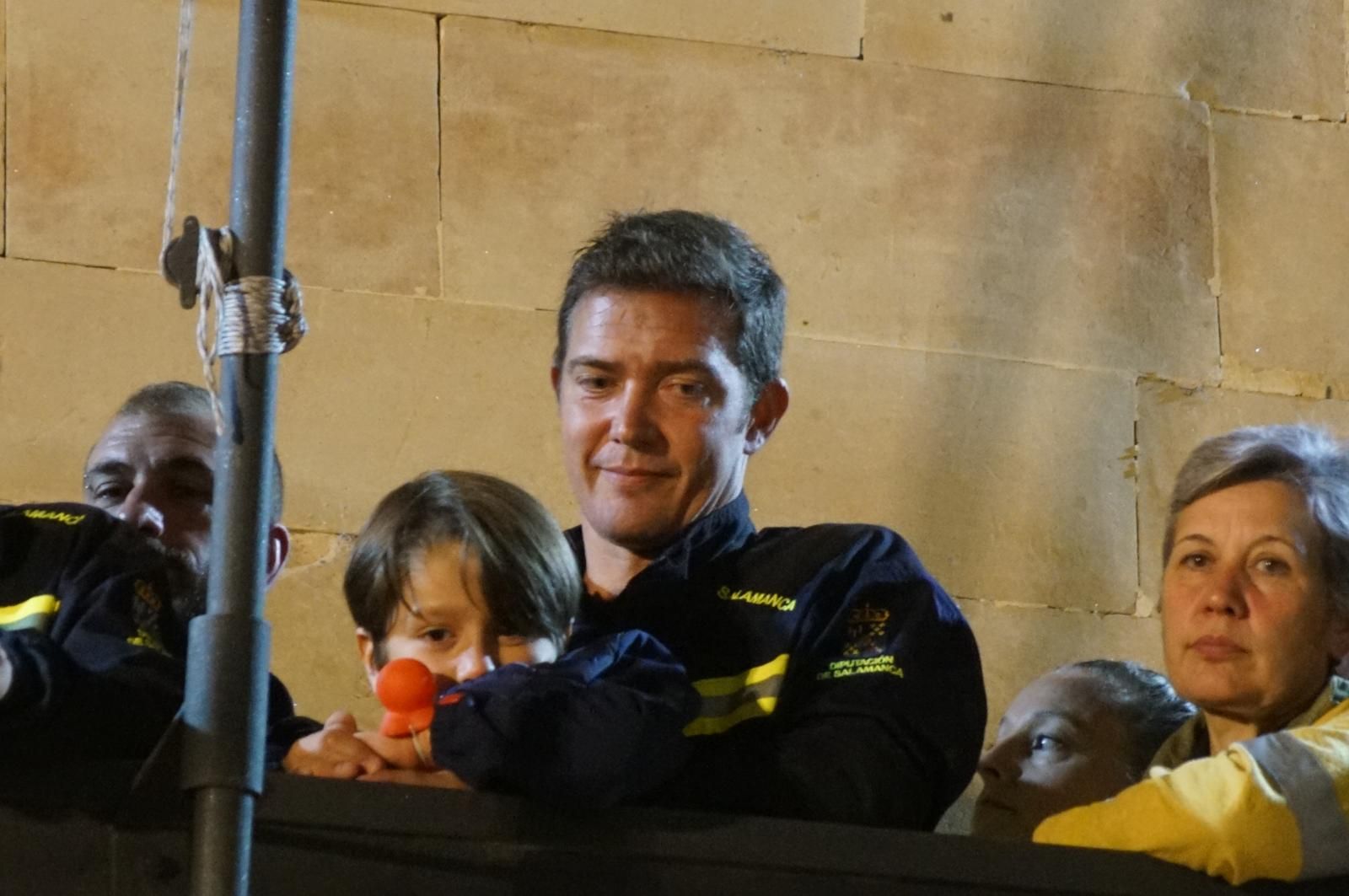 Los Bomberos de la Diputación dan voz al pregón de las fiestas de Alba de Tormes