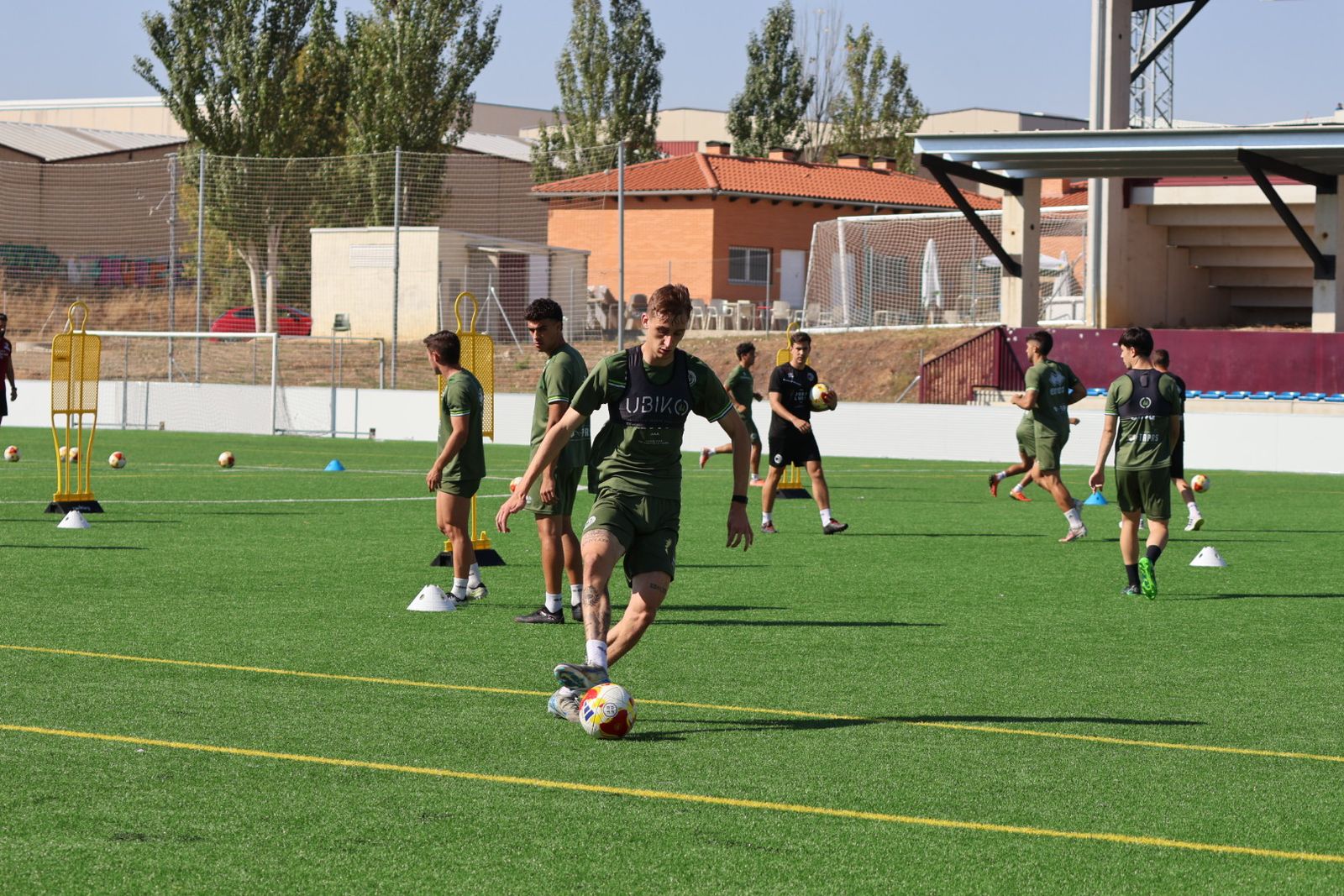 Primer entrenamiento de Mario Simón como entrenador de Unionistas