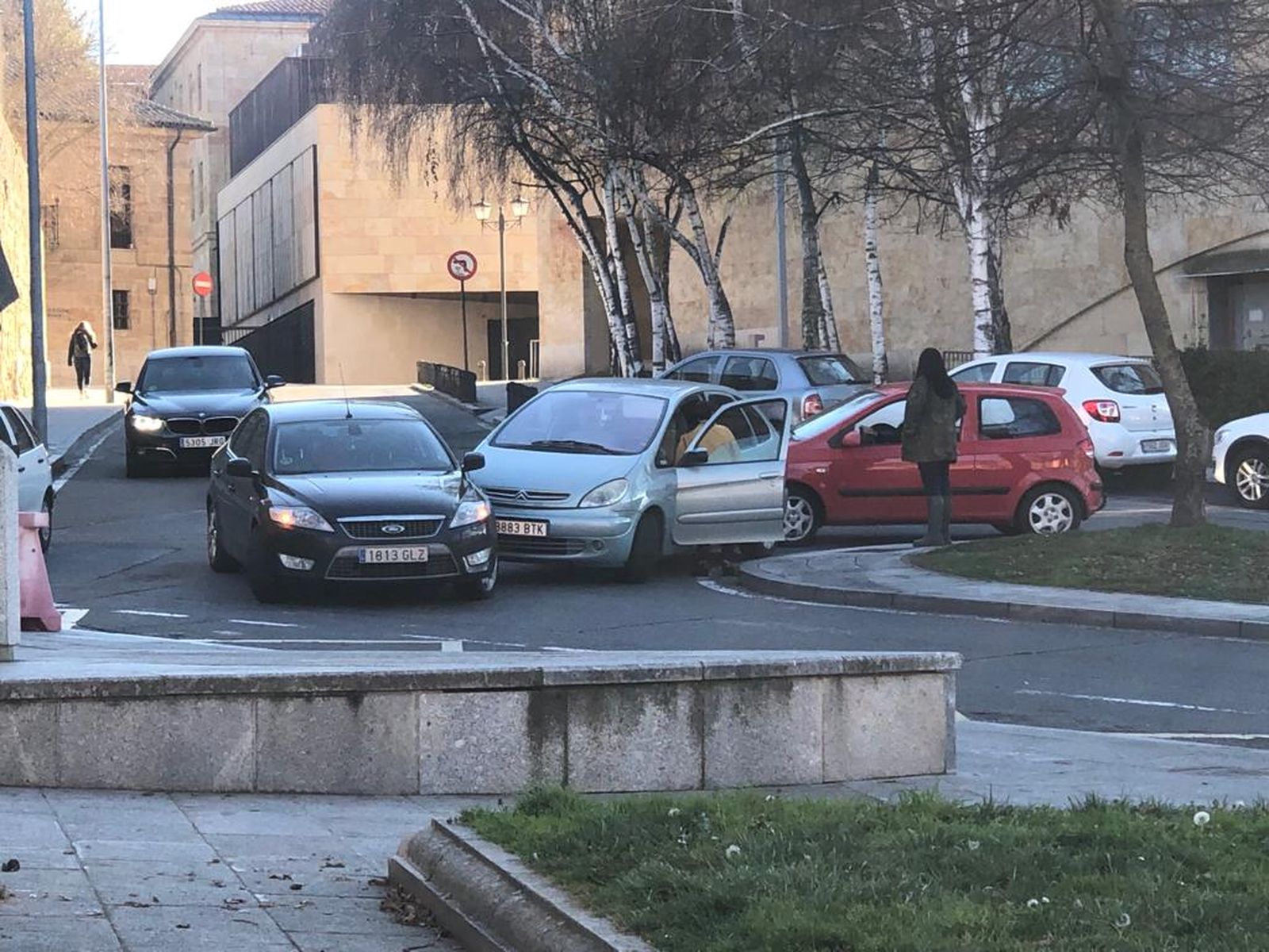 Choque en cadena Cuesta de Oviedo
