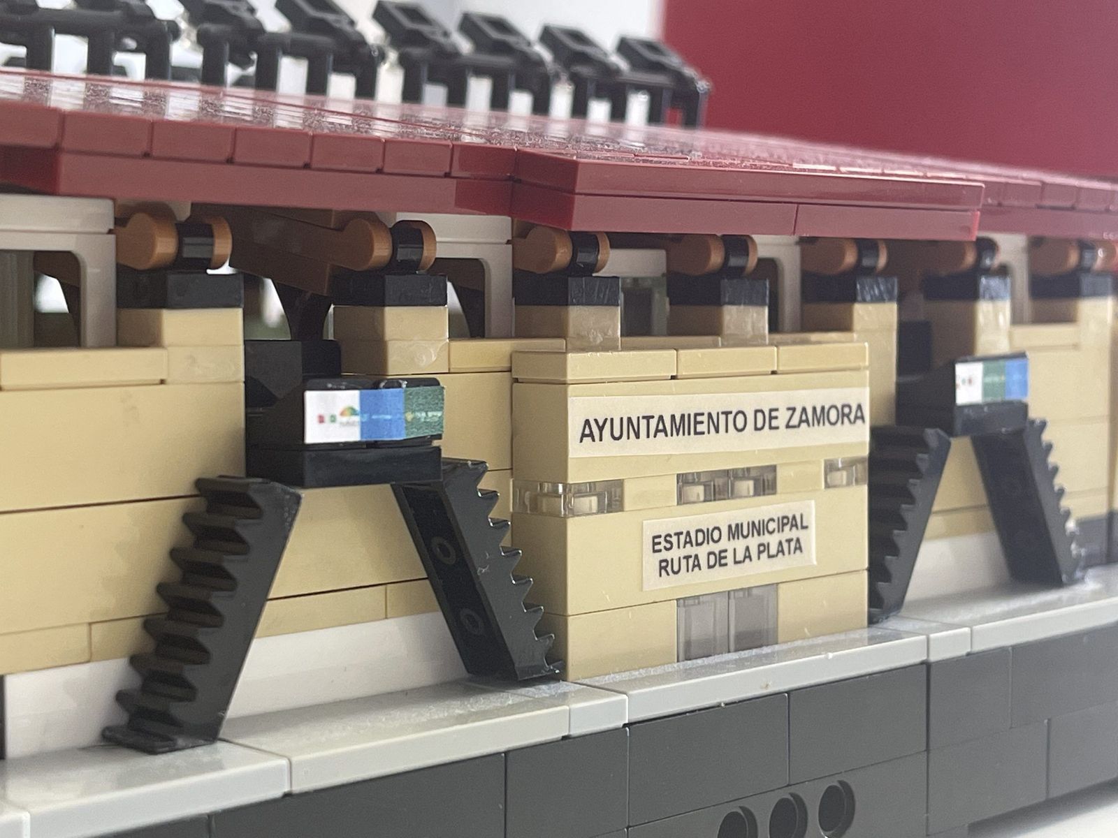 Maqueta del estadio Ruta de la Plata donada por Javier Palazuelo. Zamora CF (1)