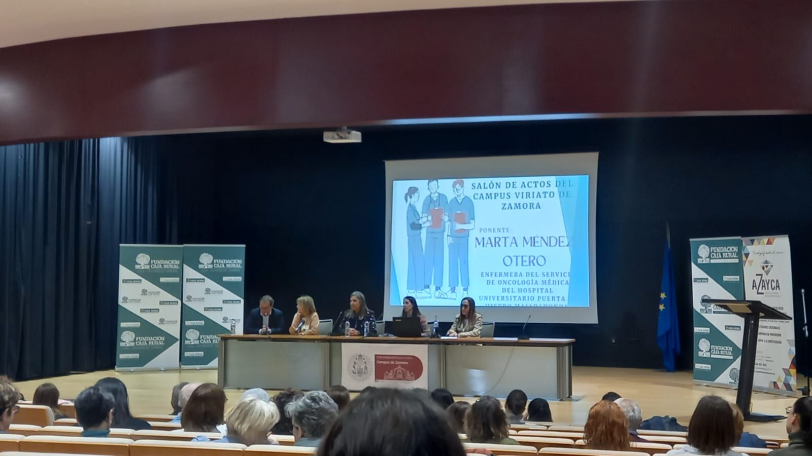 Ponencia del programa Infosalud impulsado por la Asociación Zamorana de Lucha Contra el Cáncer (AZAYCA) y la Fundación Caja Rura