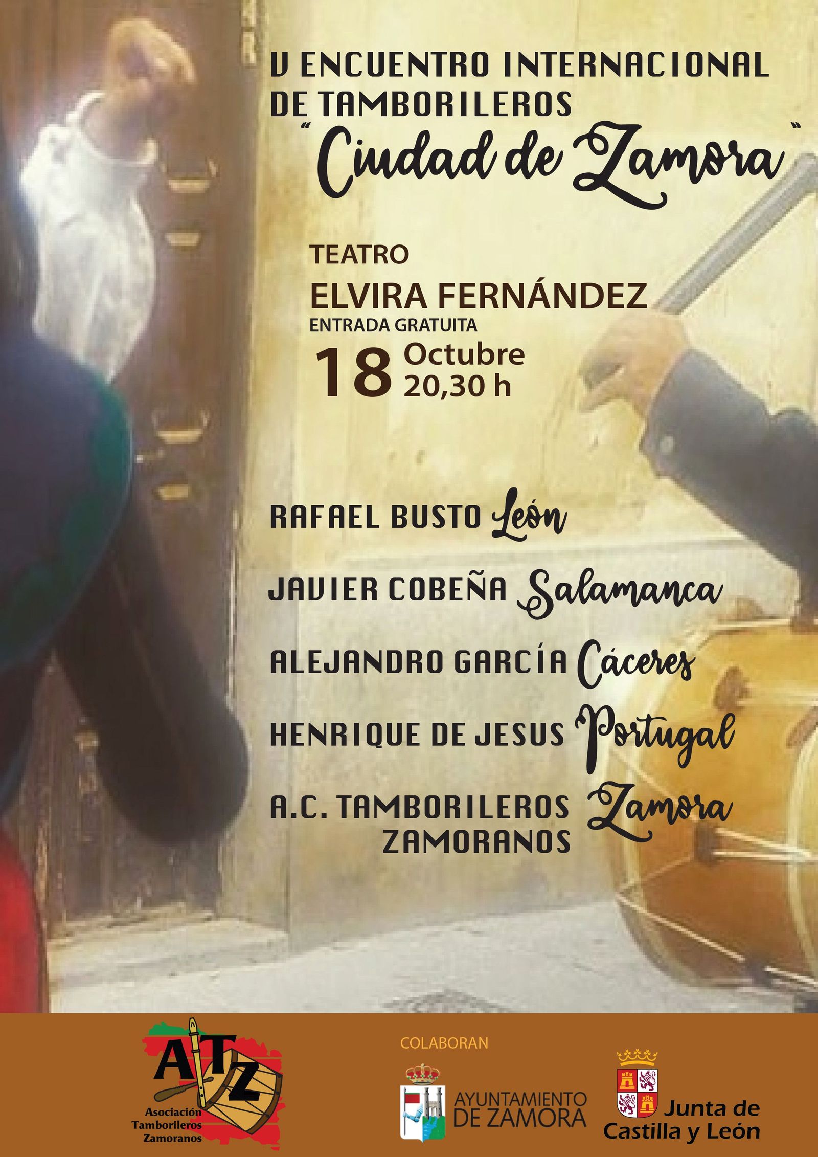 CARTEL ENCUENTRO TAMBORILEROS V