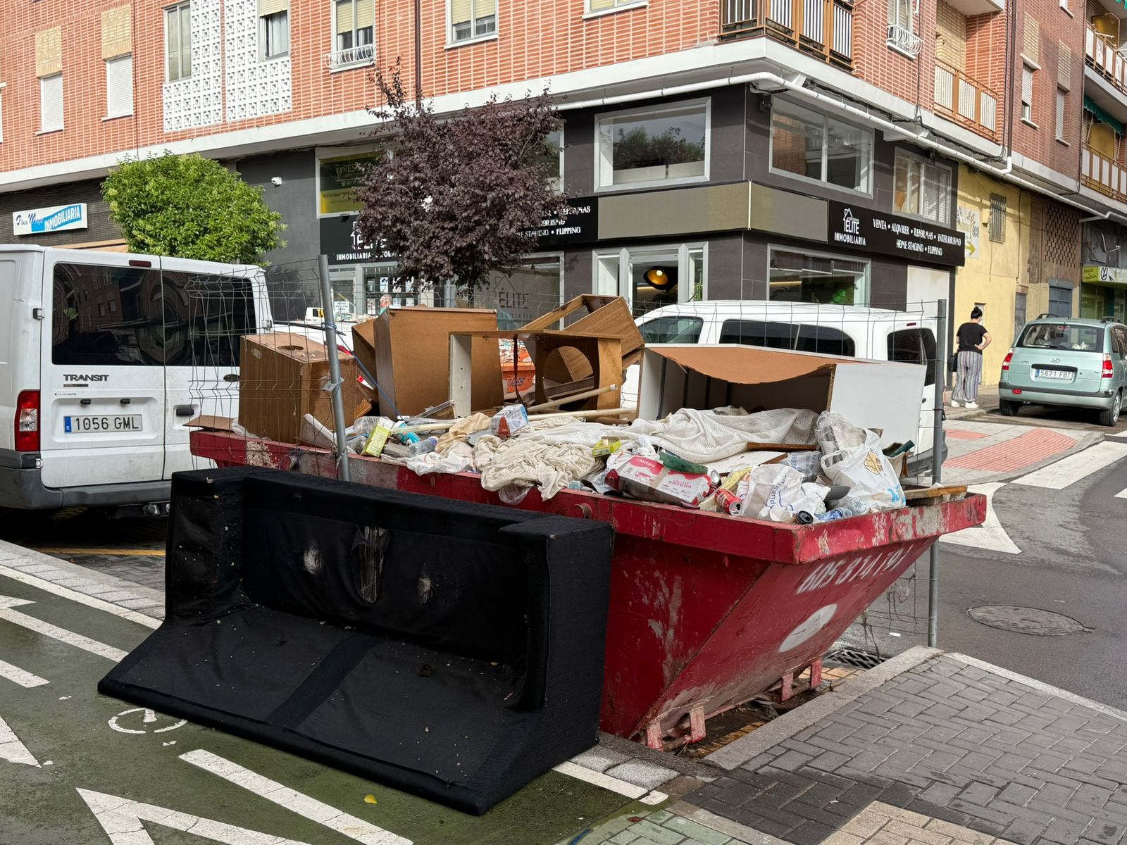 Fotodenuncia calle La Alberca