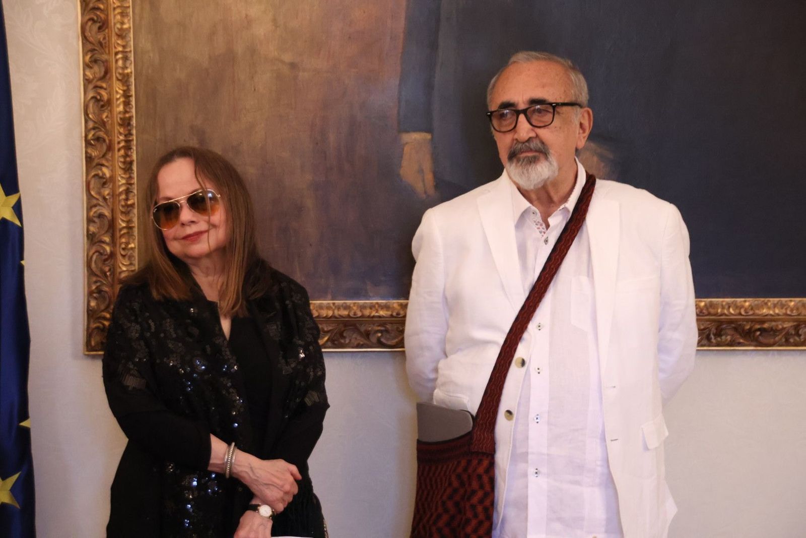 Giovanna Benedetti y Omar Ortiz Forero, huéspedes distinguidos en el XVII Encuentro de Poetas Iberoamericanos. Fotos Andrea M.