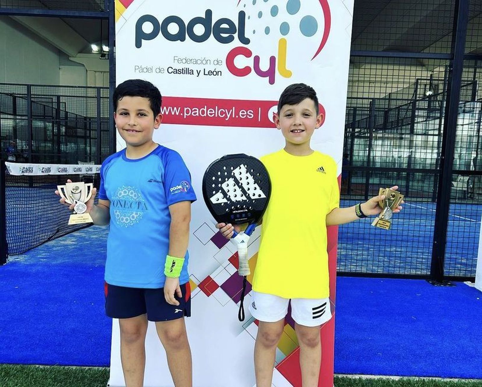 Pablo de la Iglesia, junto a su compañero Álex Muñoz