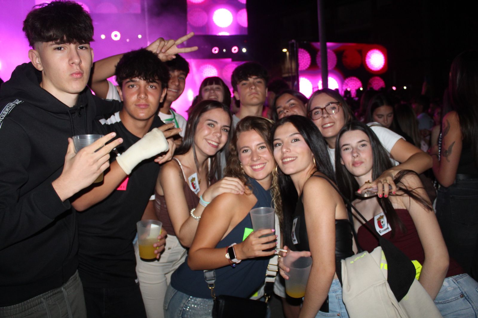 Salamanca de noche, sábado 23 de agosto