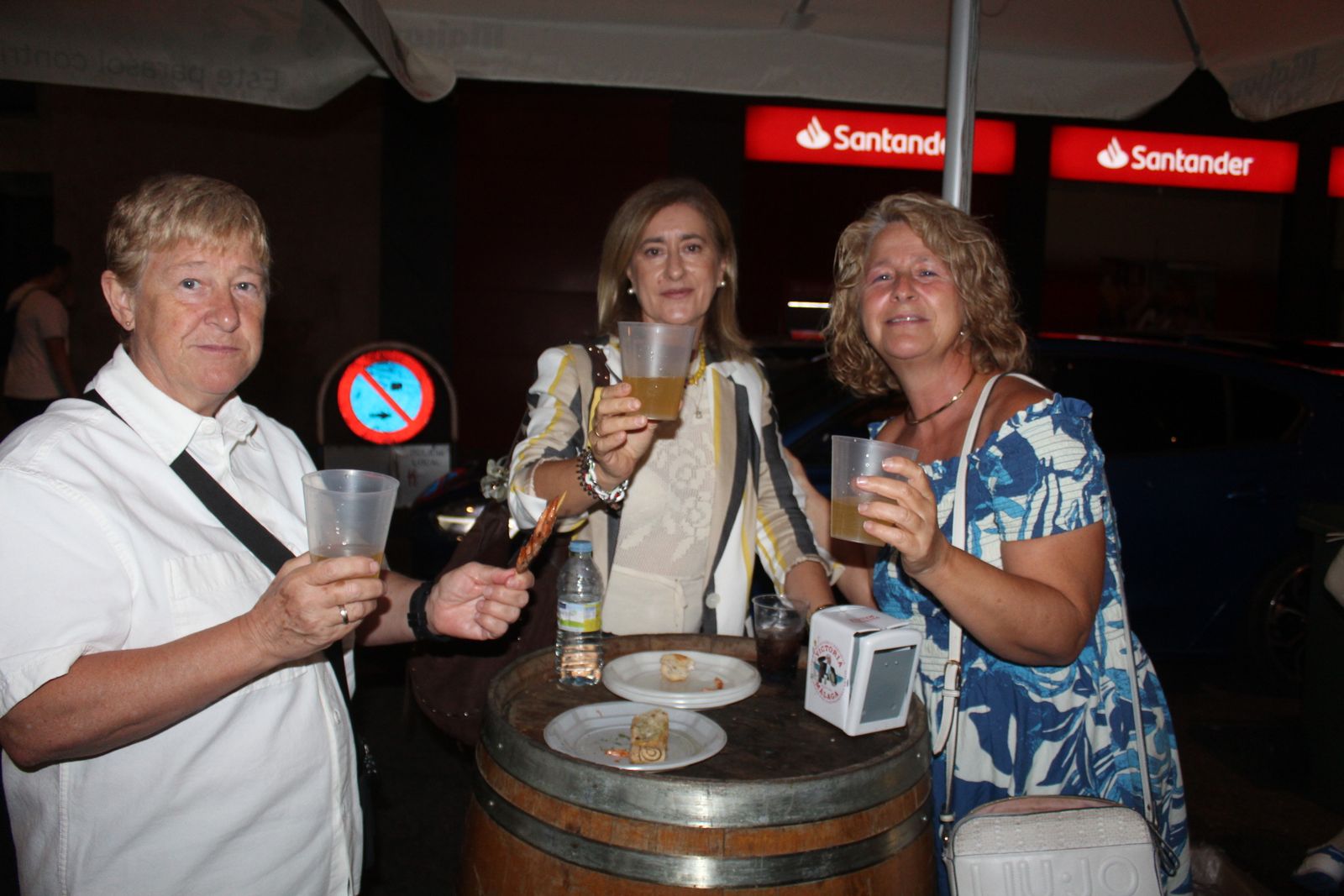 Ambiente en la Feria de Día en la tarde de este