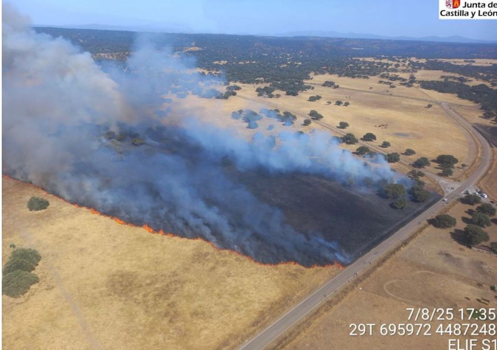 Incendio en Campillo de Azaba