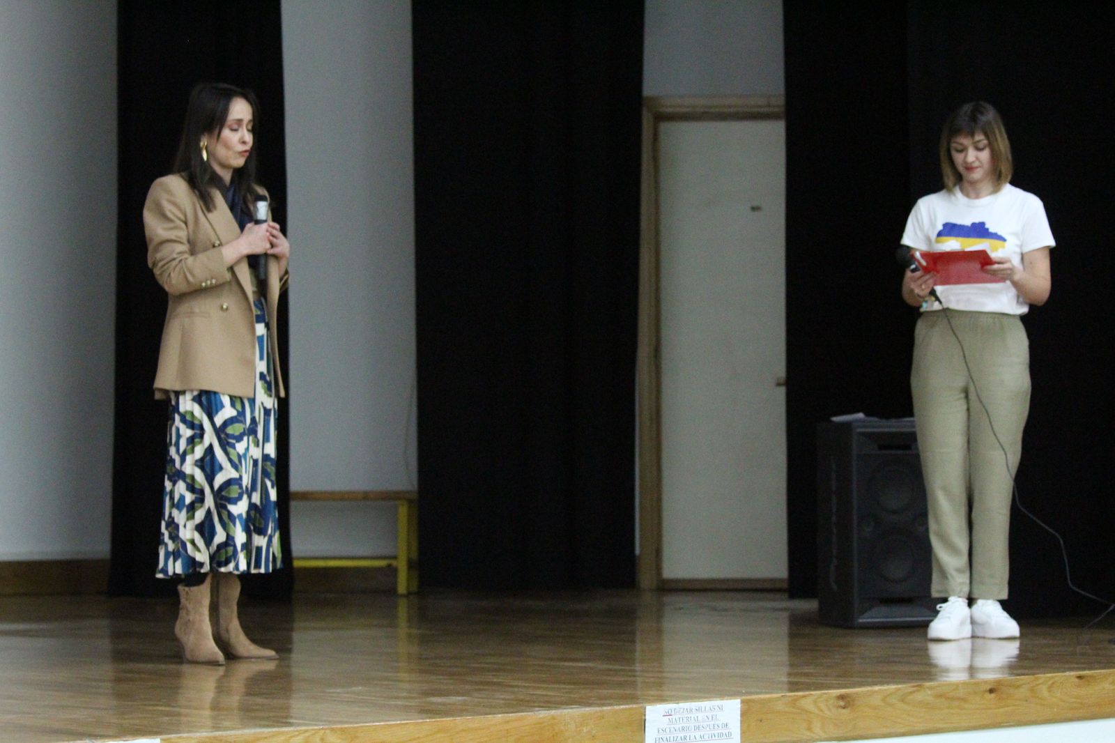 Acto con motivo del segundo aniversario de la guerra de Ucrania, organizado por la Asociación Ucranianos en Salamanca.
