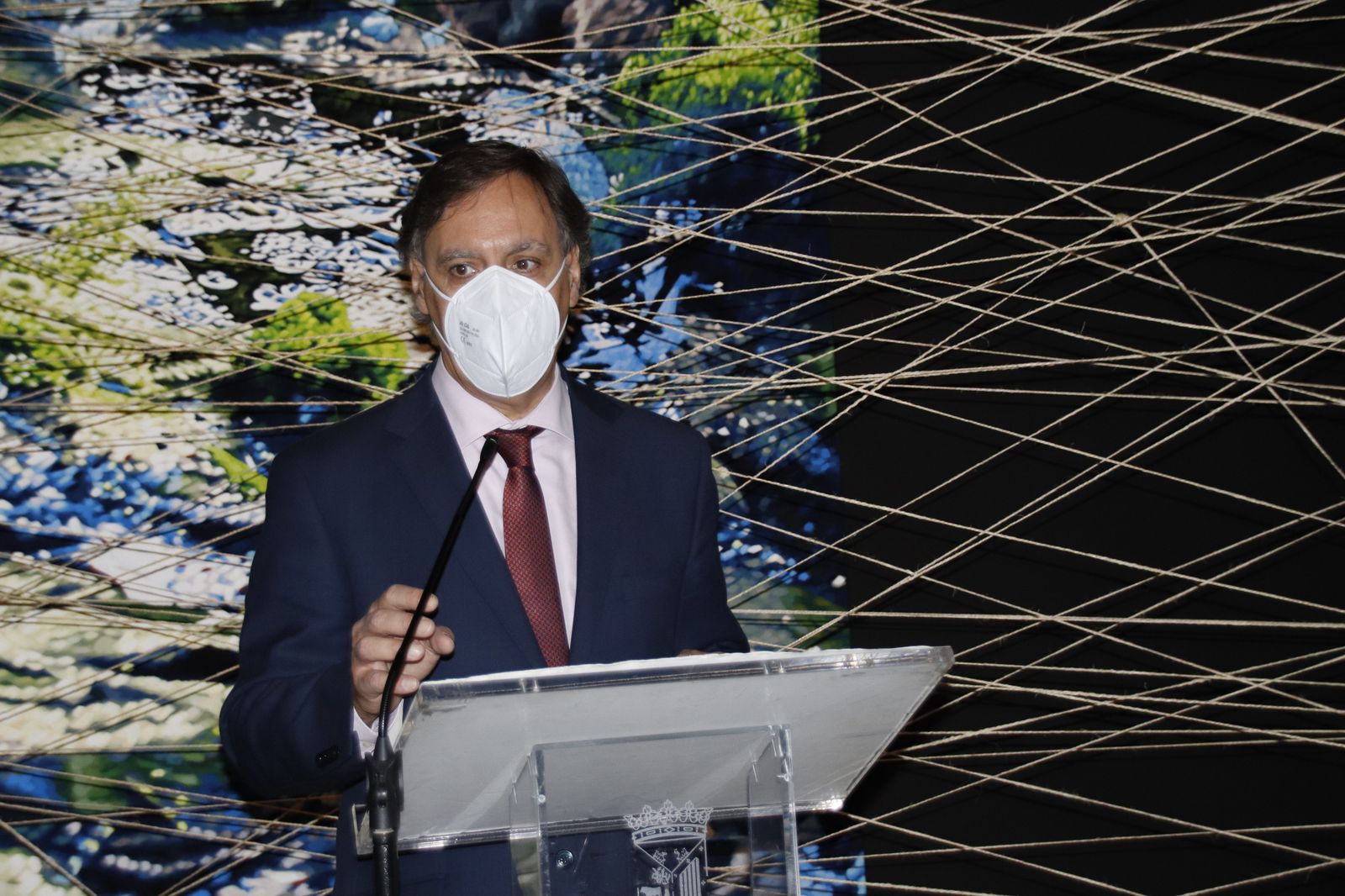 Carlos García Carbayo, participa en la presentación de la exposición "El vértigo de la vida moderna"