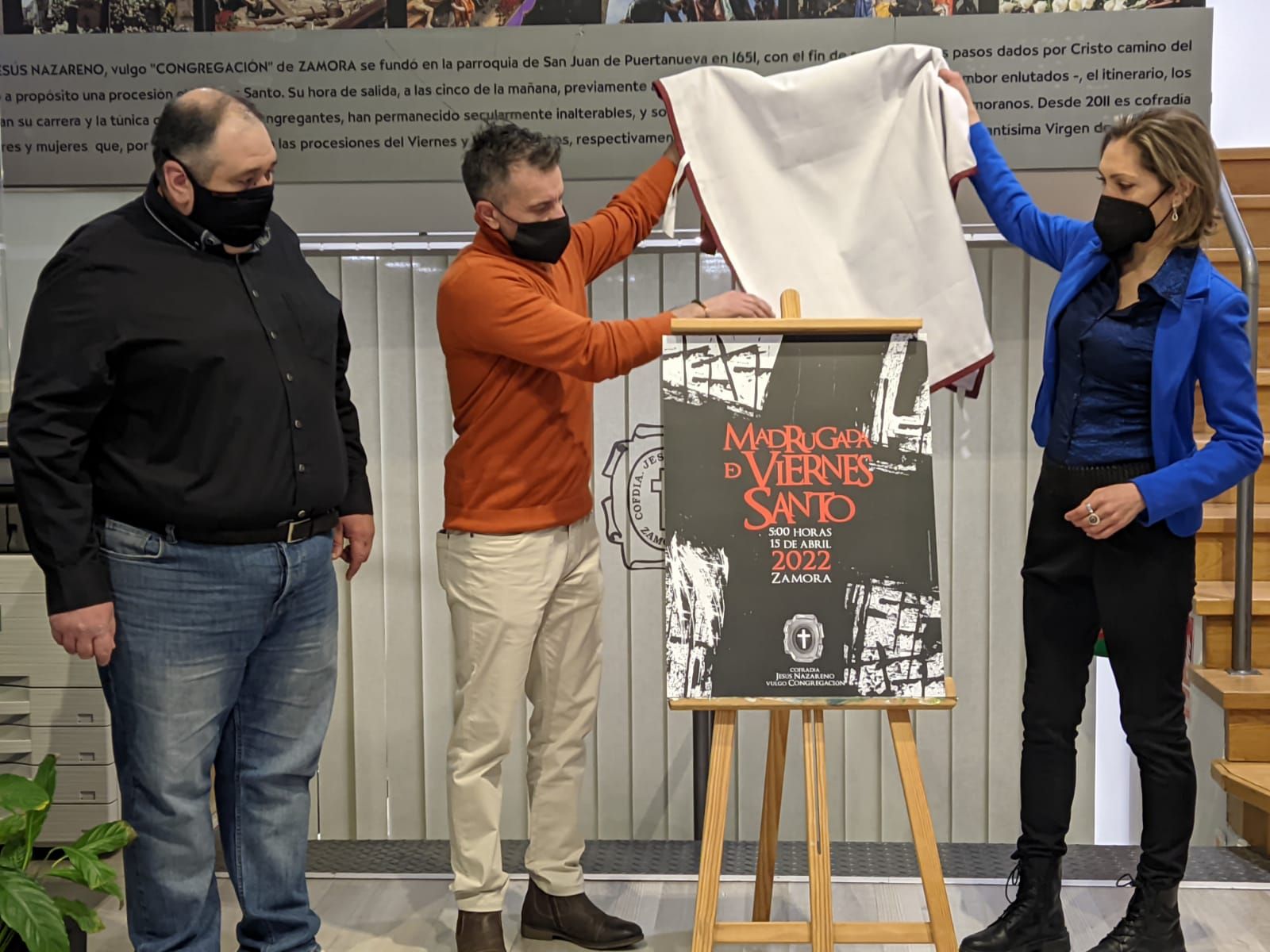 Presentación del cartel de la Madrugada de Viernes Santo